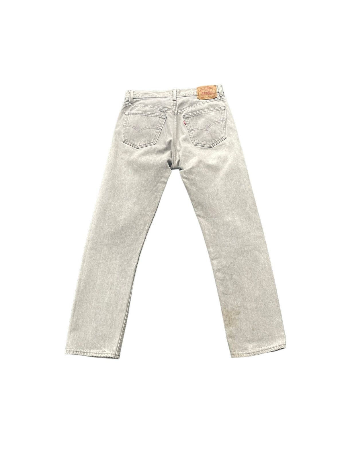 Levi's Vintage 1991 Levis 501 e Grey Faded Denim Size US 32 / EU 48 - 5 Thumbnail