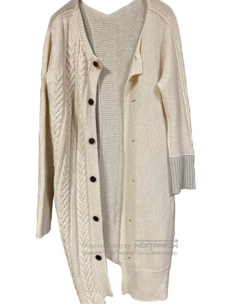 Yohji Yamamoto Yohji Yamamoto Cable Knit Cardigan Size US M / EU 48-50 / 2 - 3 Thumbnail