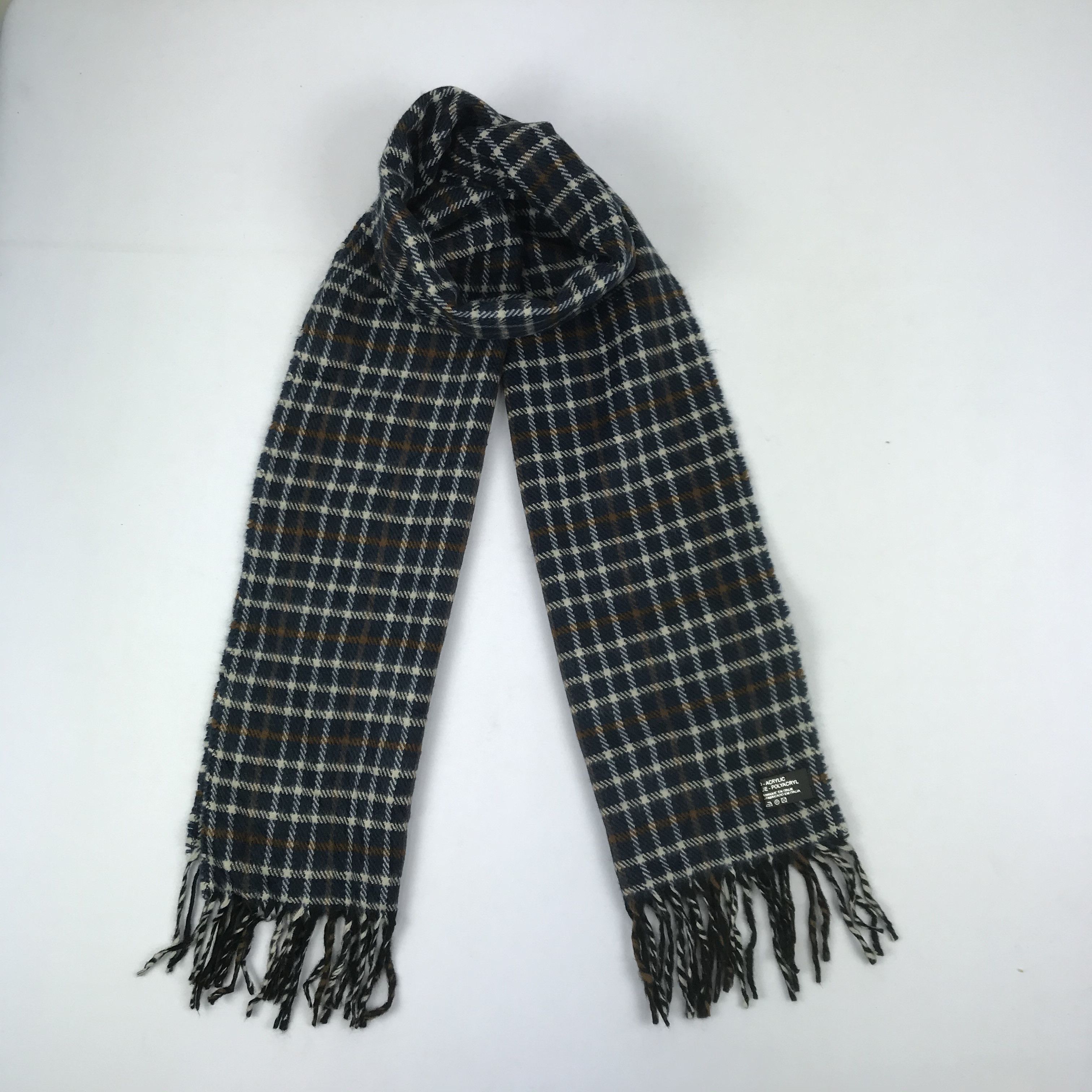 Vintage Adam et Rope Scarf Muffler Wool Cashmere Scarves