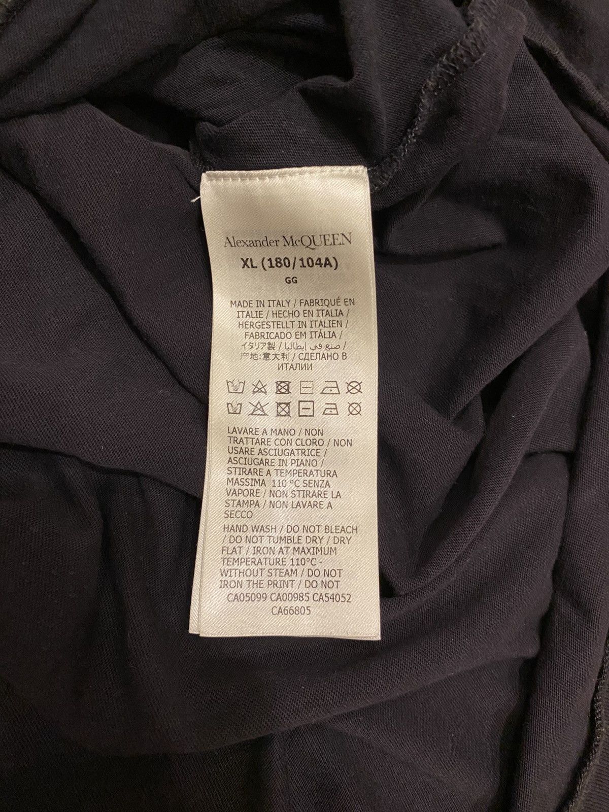 Alexander McQueen Alexander McQueen T-shirt size XL Size US XL / EU 56 / 4 - 4 Thumbnail