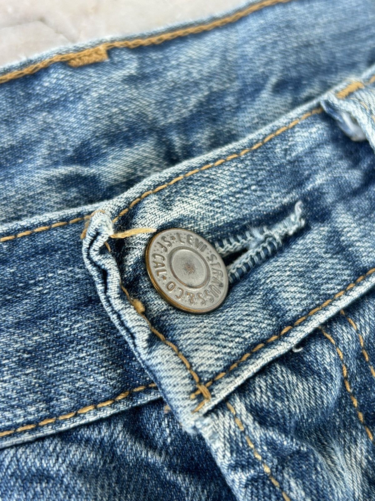Levi's Levis Patchwork Japan Vintage Denim Size US 30 / EU 46 - 8 Thumbnail
