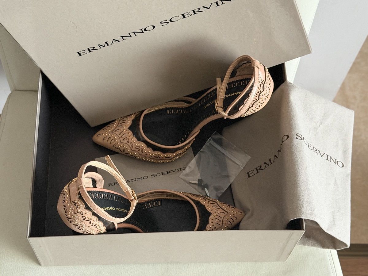 Ermanno Scervino Ermanno Scervino beige pumps Size US 8 / IT 38 - 6 Thumbnail