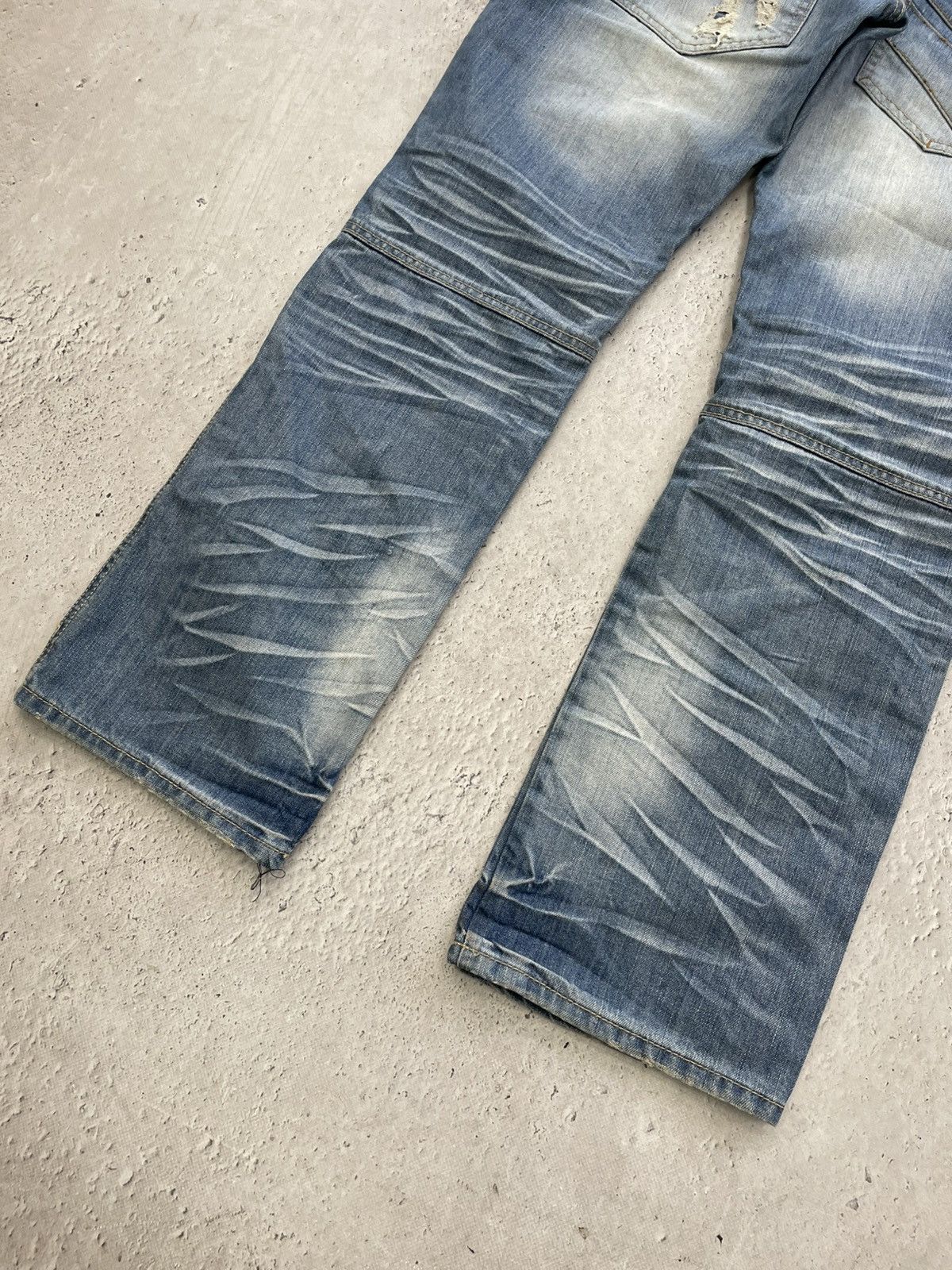 Diesel Diesel style distressed jeans rare y2k japanese Size US 32 / EU 48 - 10 Thumbnail