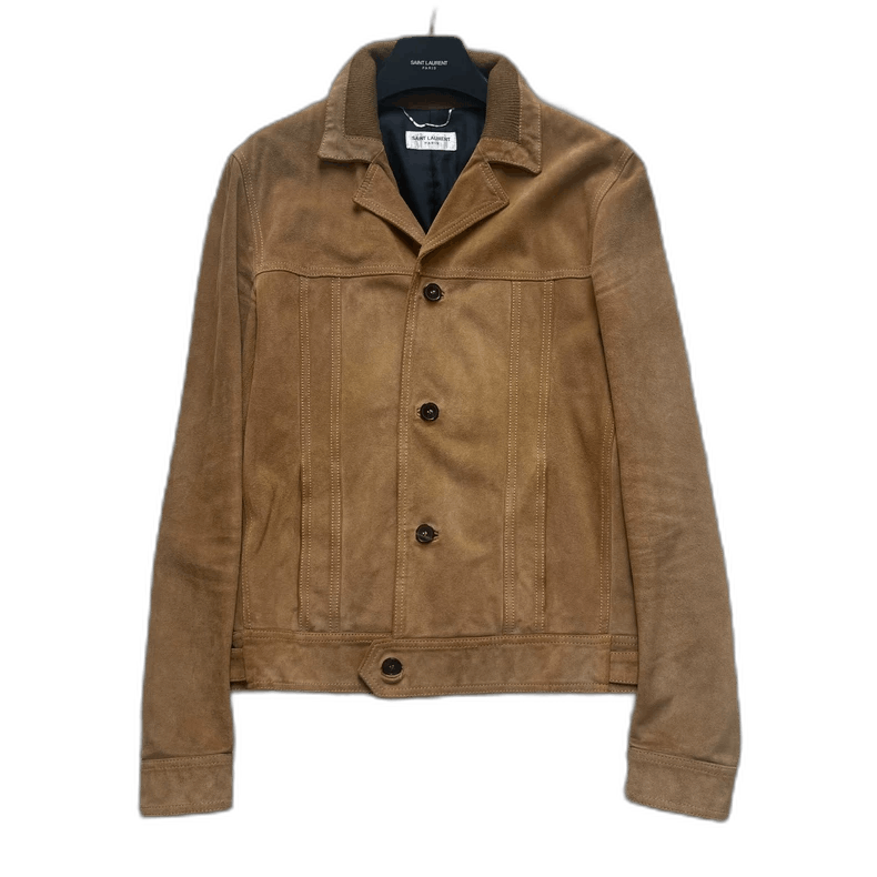 Saint Laurent Paris saint laurent suede jacket classic style Size US L / EU 52-54 / 3 - 1 Thumbnail