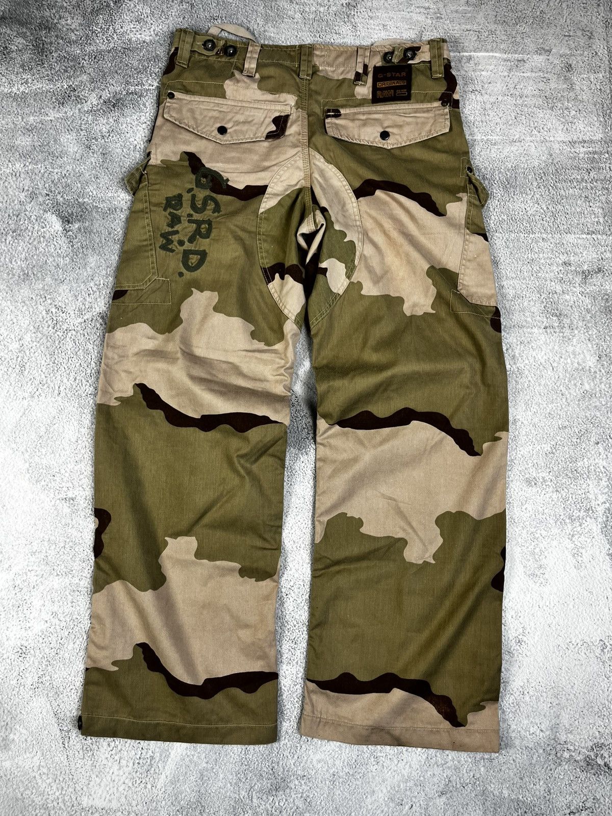 G-Star G star raw cargo camo pants japan streetwear Size US 34 / EU 50 - 2 Thumbnail