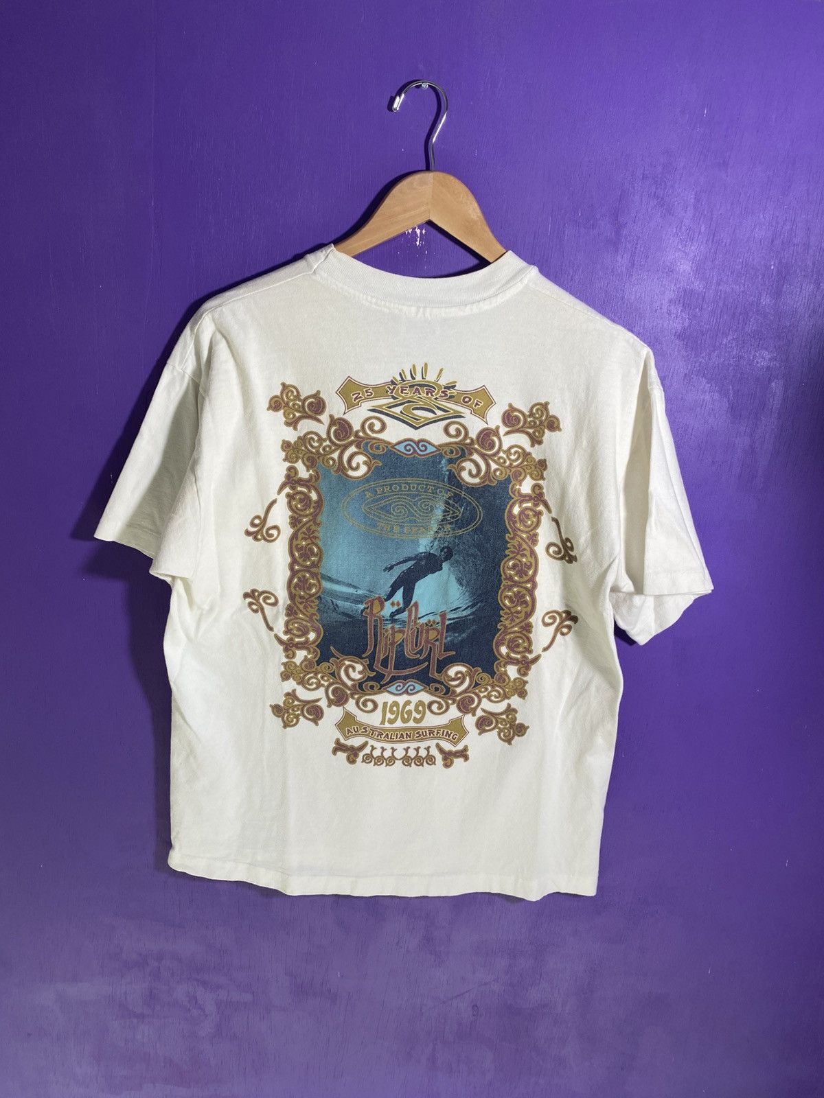 Rip Curl × Vintage Vintage 1994 Rip Curl Australian surfing mullet tee Size US L / EU 52-54 / 3 - 2 Thumbnail