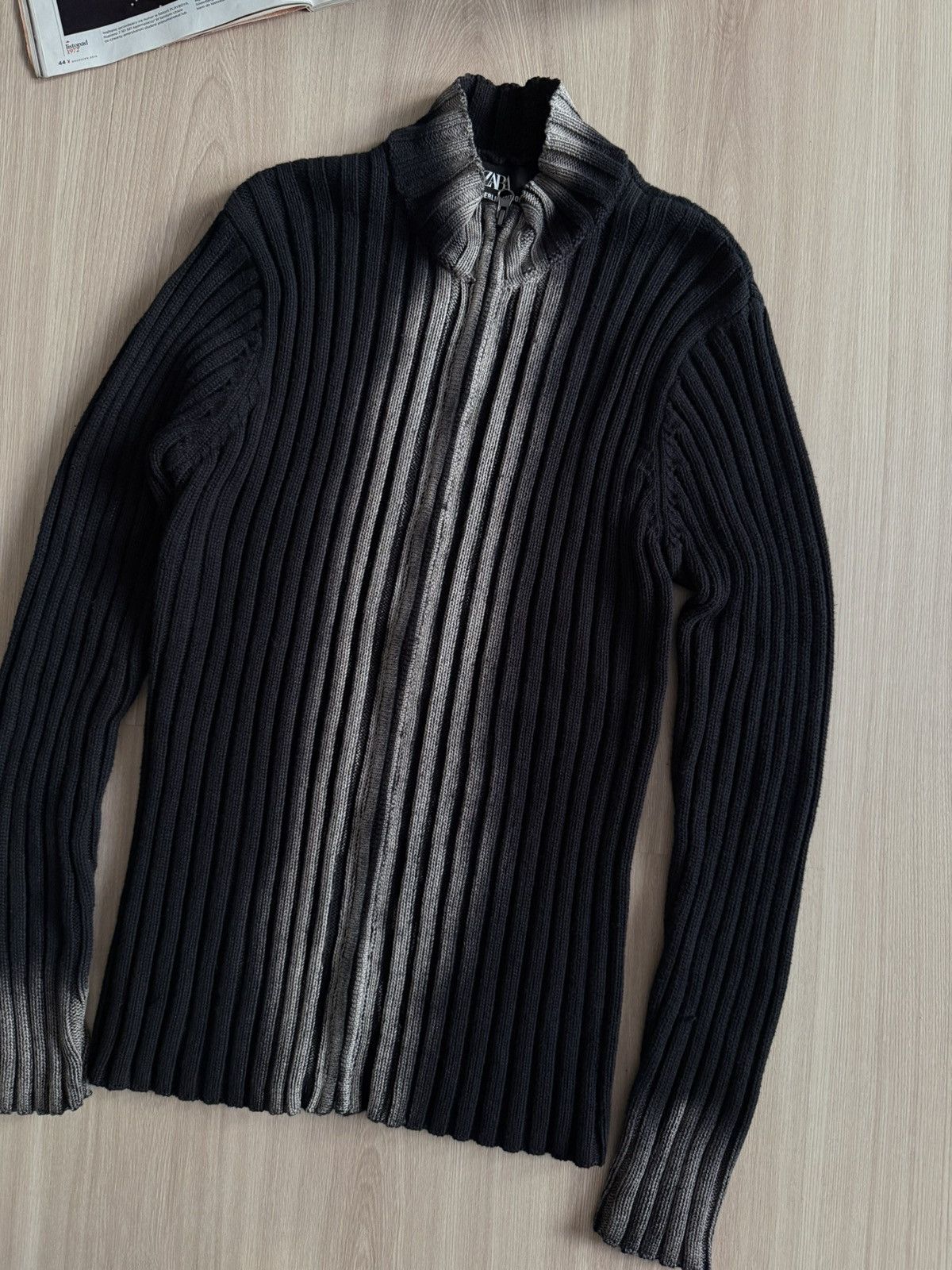 Zara Vintage Zara Man Berlin Edition Zip Sweater Diesel Style Size US M / EU 48-50 / 2 - 5 Thumbnail