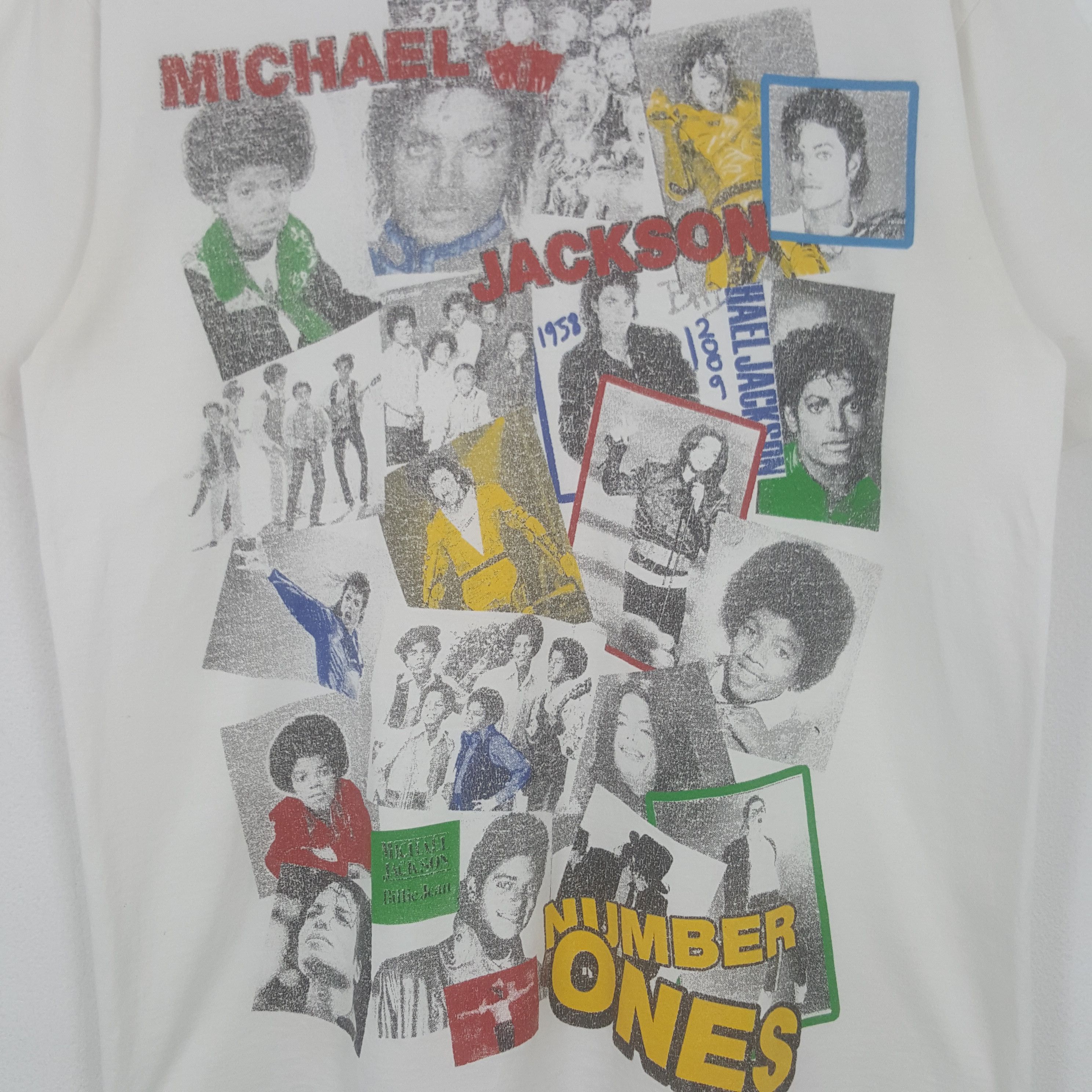 Vintage Vintage Michael Jackson American Singer Tshirt Size US L / EU 52-54 / 3 - 2 Thumbnail