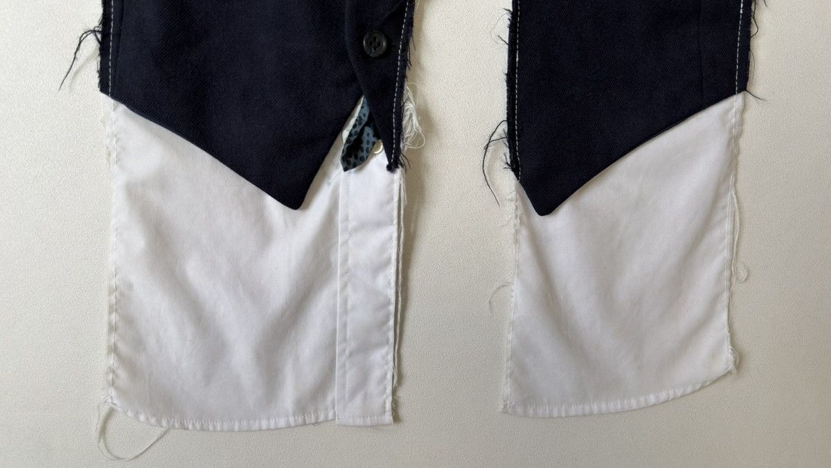 Maison Margiela ⓪ Artisanal Reworked Shirt+Tie+Vest Size US M / EU 48-50 / 2 - 12 Thumbnail