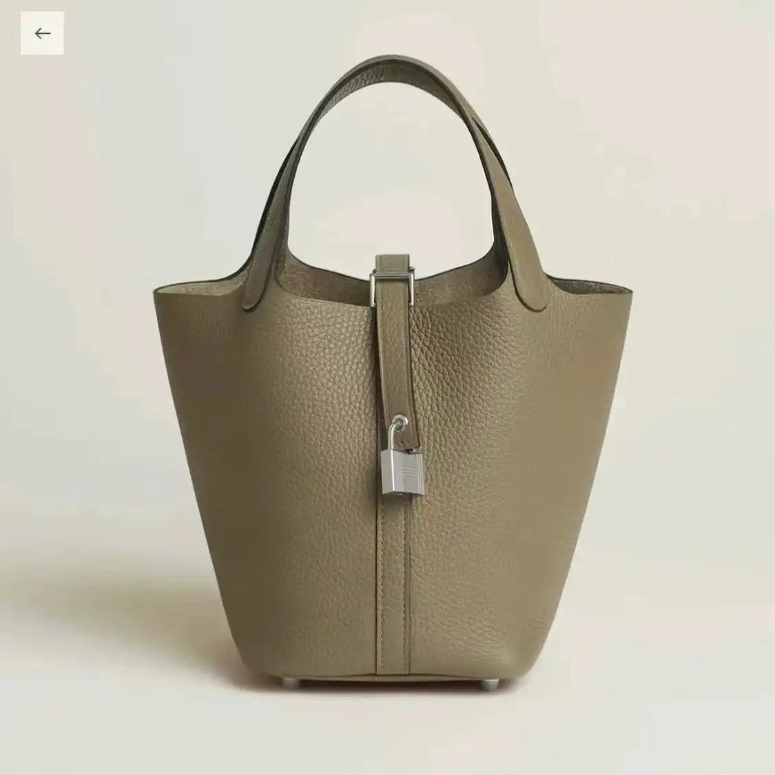 Hermes Hermes Picotin Lock 18 horse Method beige Clemence cowhide leather picotin handb Size ONE SIZE - 1 Thumbnail
