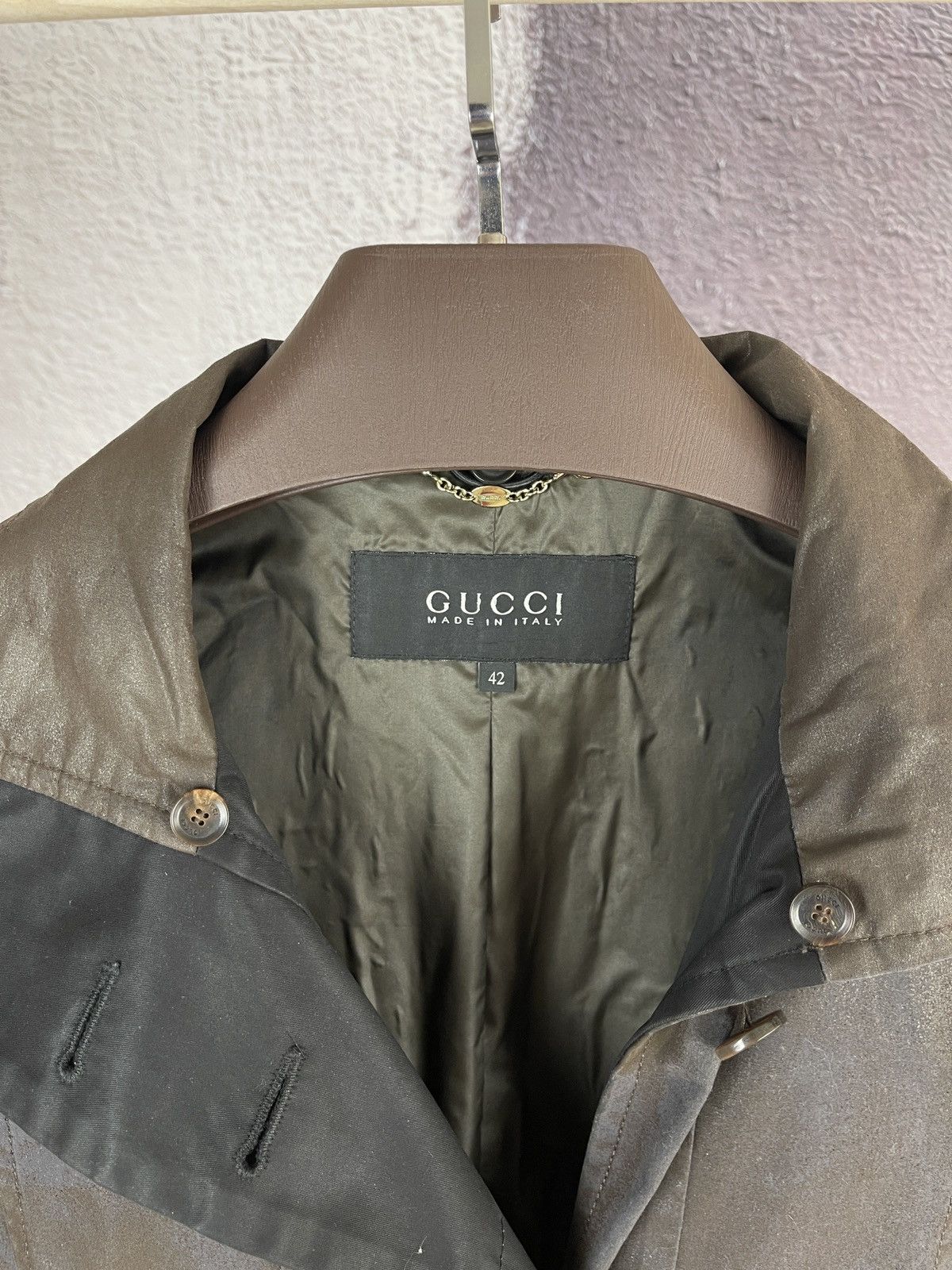 Gucci Gucci vintage rare light coat jacket luxury Size M / US 6-8 / IT 42-44 - 9 Thumbnail