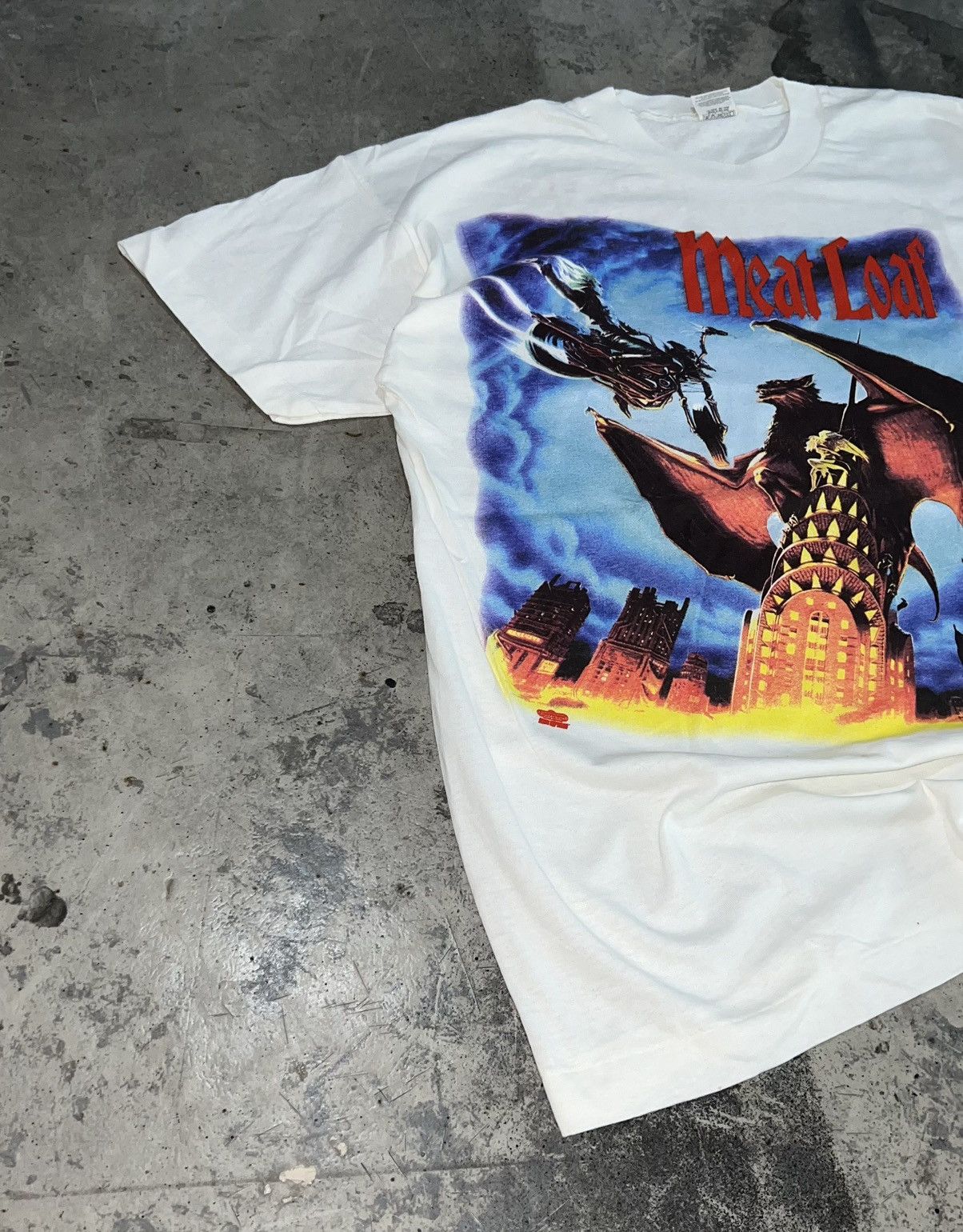 Band Tees × Vintage Vintage Meat Loaf rare tour rock band tee 1994 Size US XL / EU 56 / 4 - 5 Thumbnail