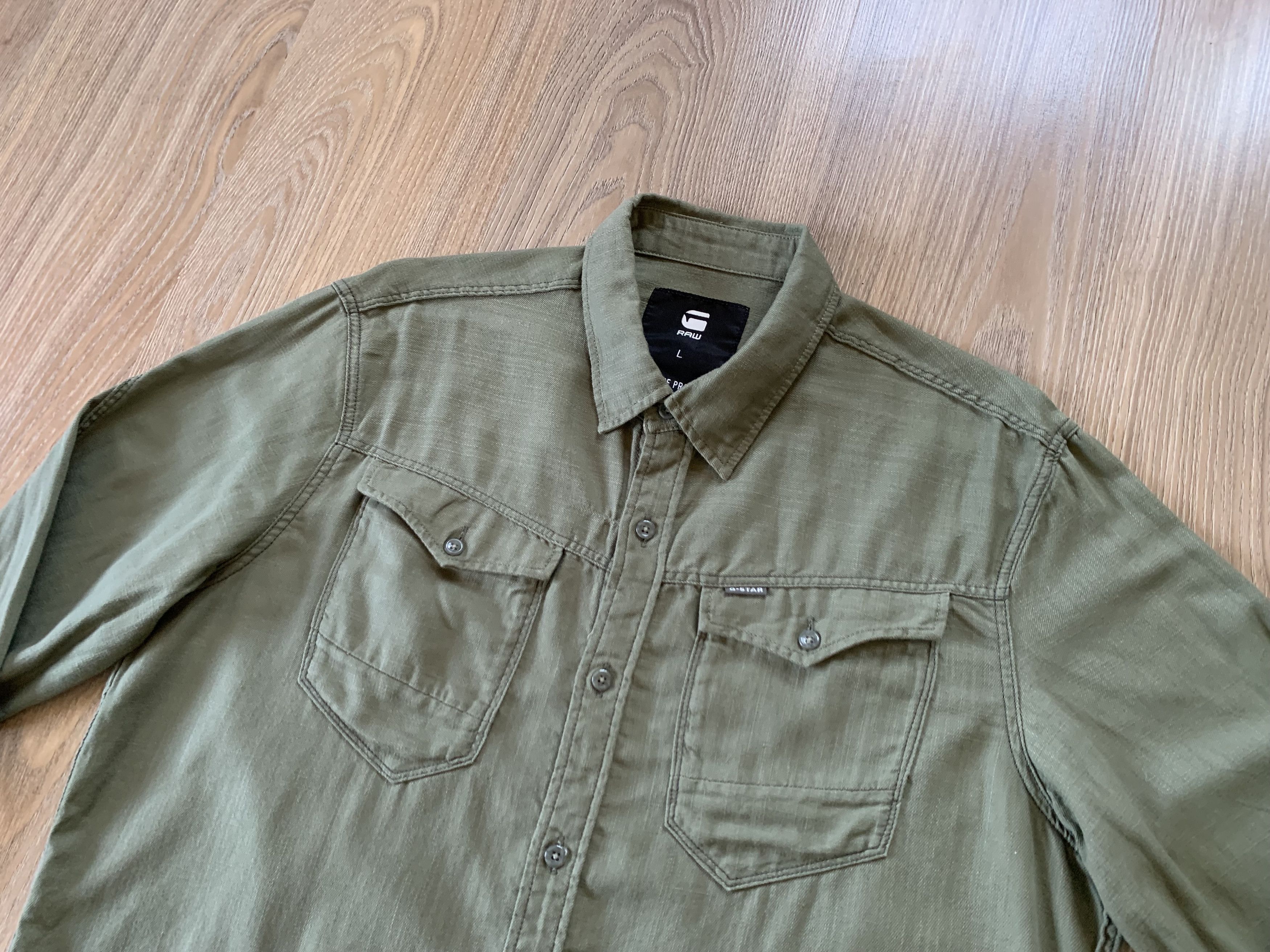 G-Star × Vintage G-Star Raw Arc 3D Long Sleeve Shirt Size US L / EU 52-54 / 3 - 4 Thumbnail