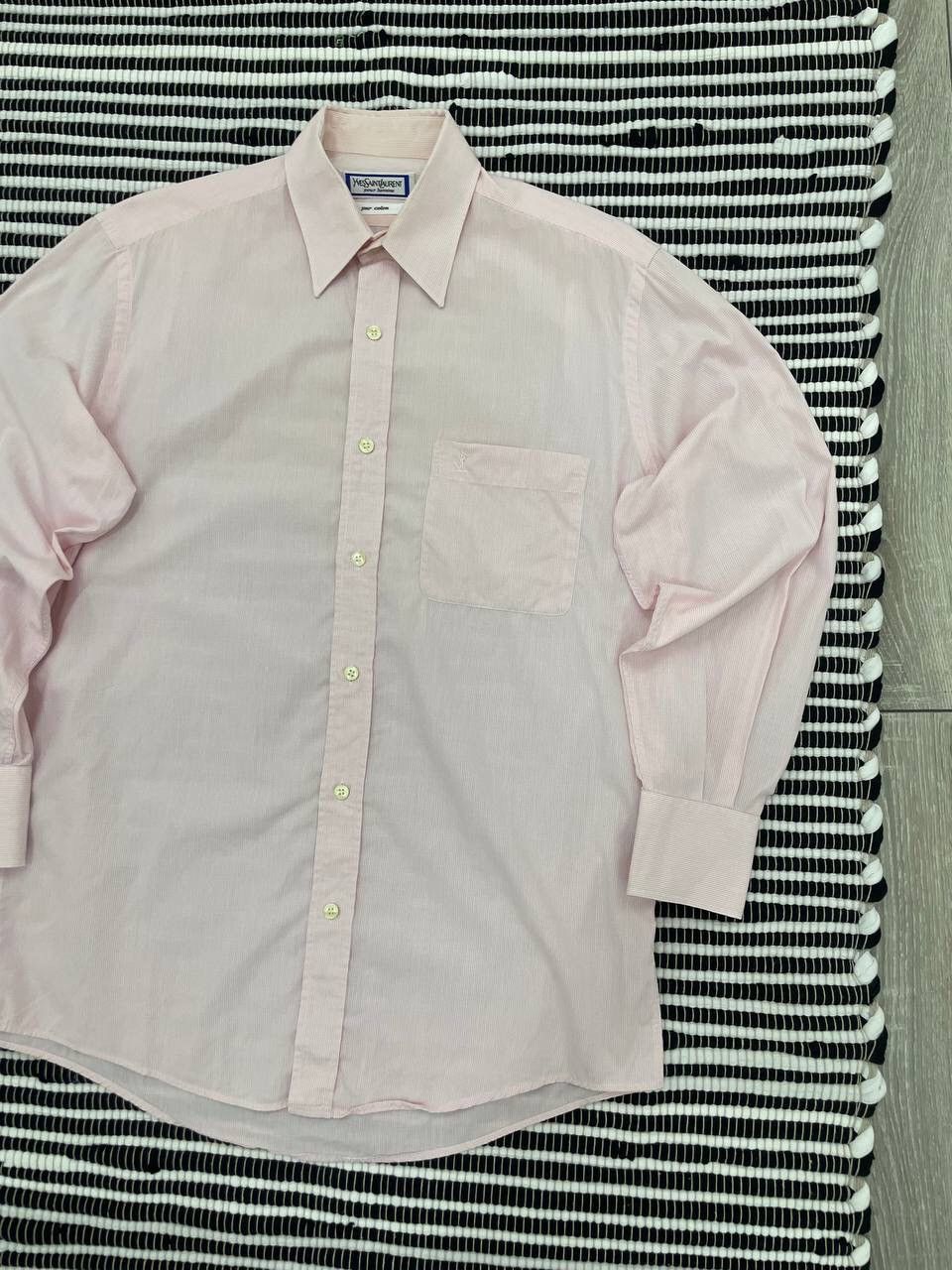 Japanese Brand × Vintage × Yves Saint Laurent Vintage 90s Yves Saint Laurent YSL Button Shirt Y2K Size US M / EU 48-50 / 2 - 3 Thumbnail