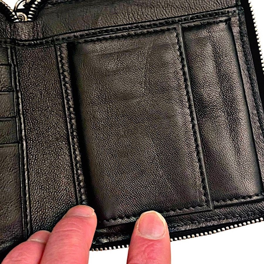 Alexander McQueen Authentic Vintage McQueen Leather Skull Chain Wallet Size ONE SIZE - 10 Thumbnail