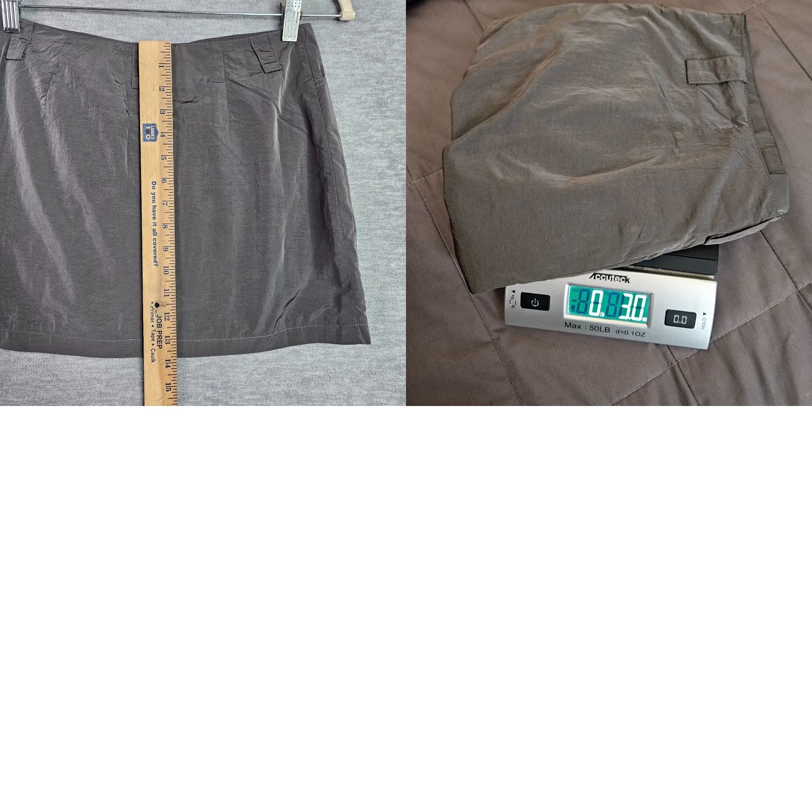 PRINCESS POLLY Princess Polly Wolf Cargo Mini Skirt Charcoal Women's Size US 4 NEW Size 27" / US 4 / IT 40 - 8 Thumbnail