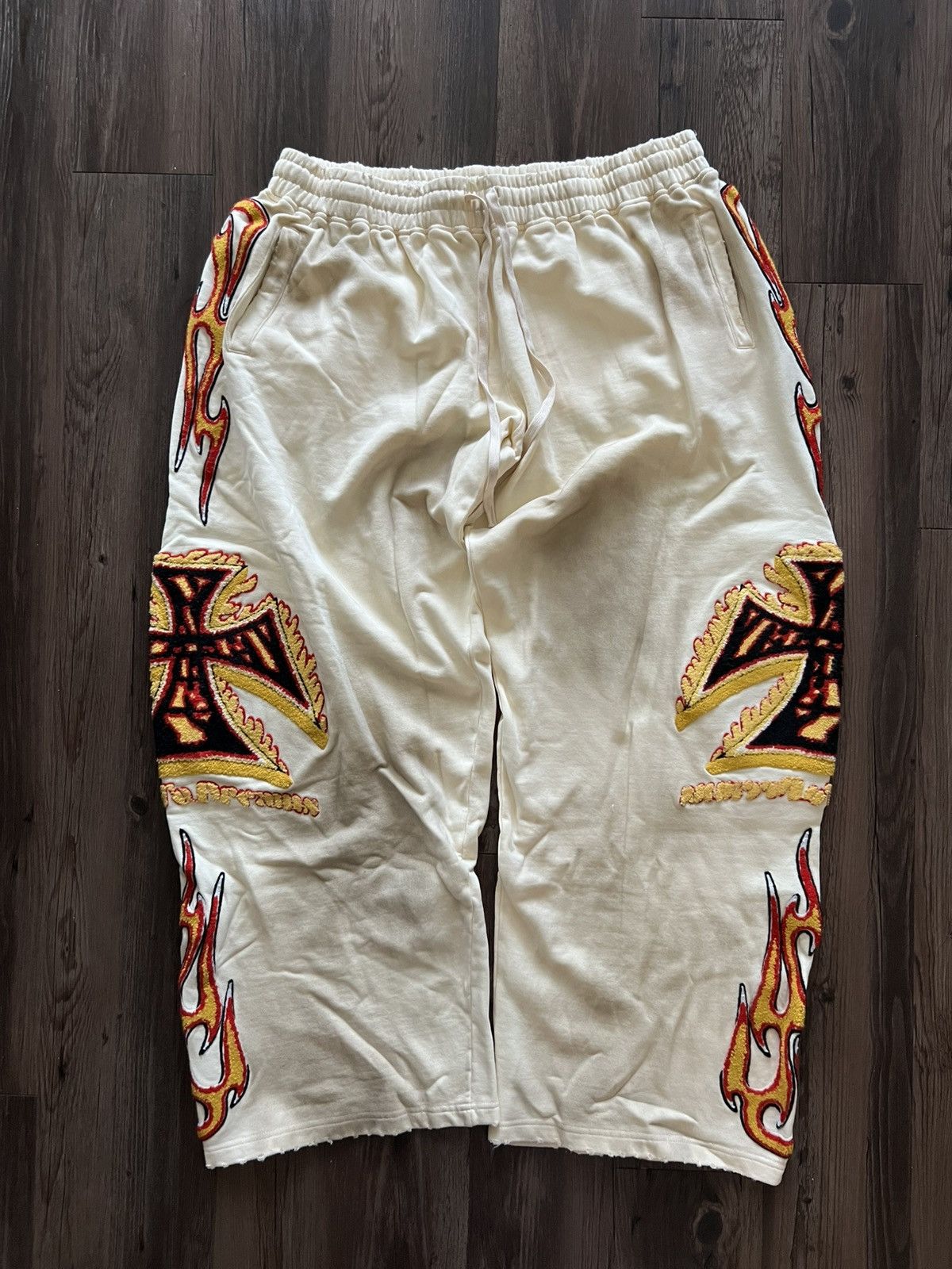 Vale Vale Valley Dreams LA Flare Sweatpants Bone Size US 38 / EU 54 - 1 Thumbnail