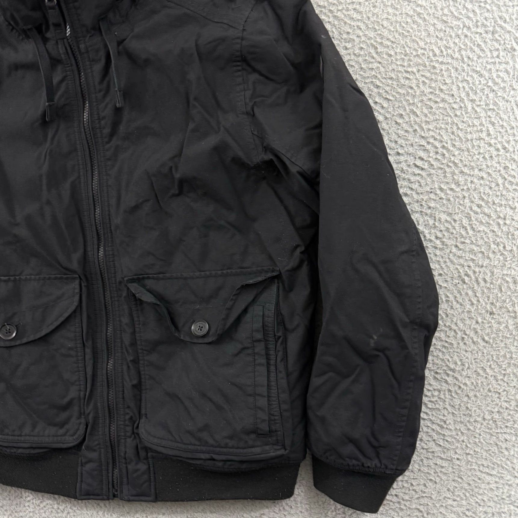 Timberland VINTAGE Timberland Jacket Mens Large Black Waterproof Weathergear Hood Outdoor Size US L / EU 52-54 / 3 - 5 Thumbnail