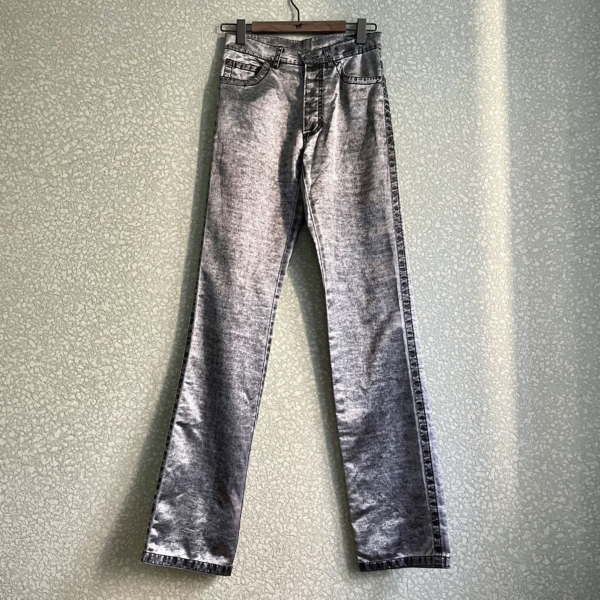 Ann Demeulemeester SS01 Silver 5-Pocket Pants Size US 28 / EU 44 - 1 Thumbnail
