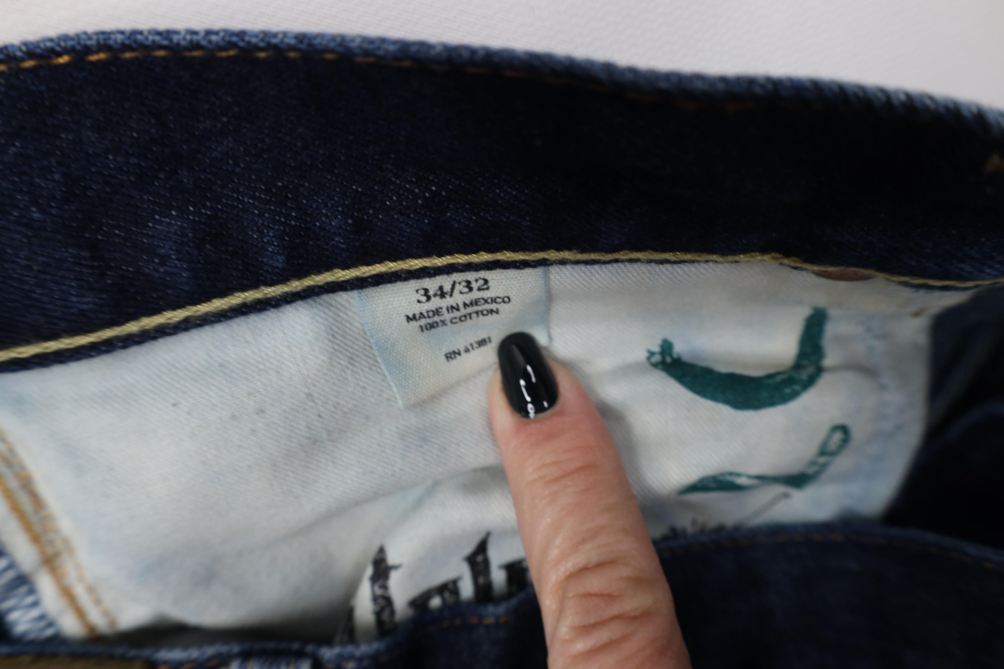Polo Ralph Lauren Vintage Ralph Lauren Straight Leg Denim Jeans Indigo Cotton Size US 34 / EU 50 - 8 Thumbnail