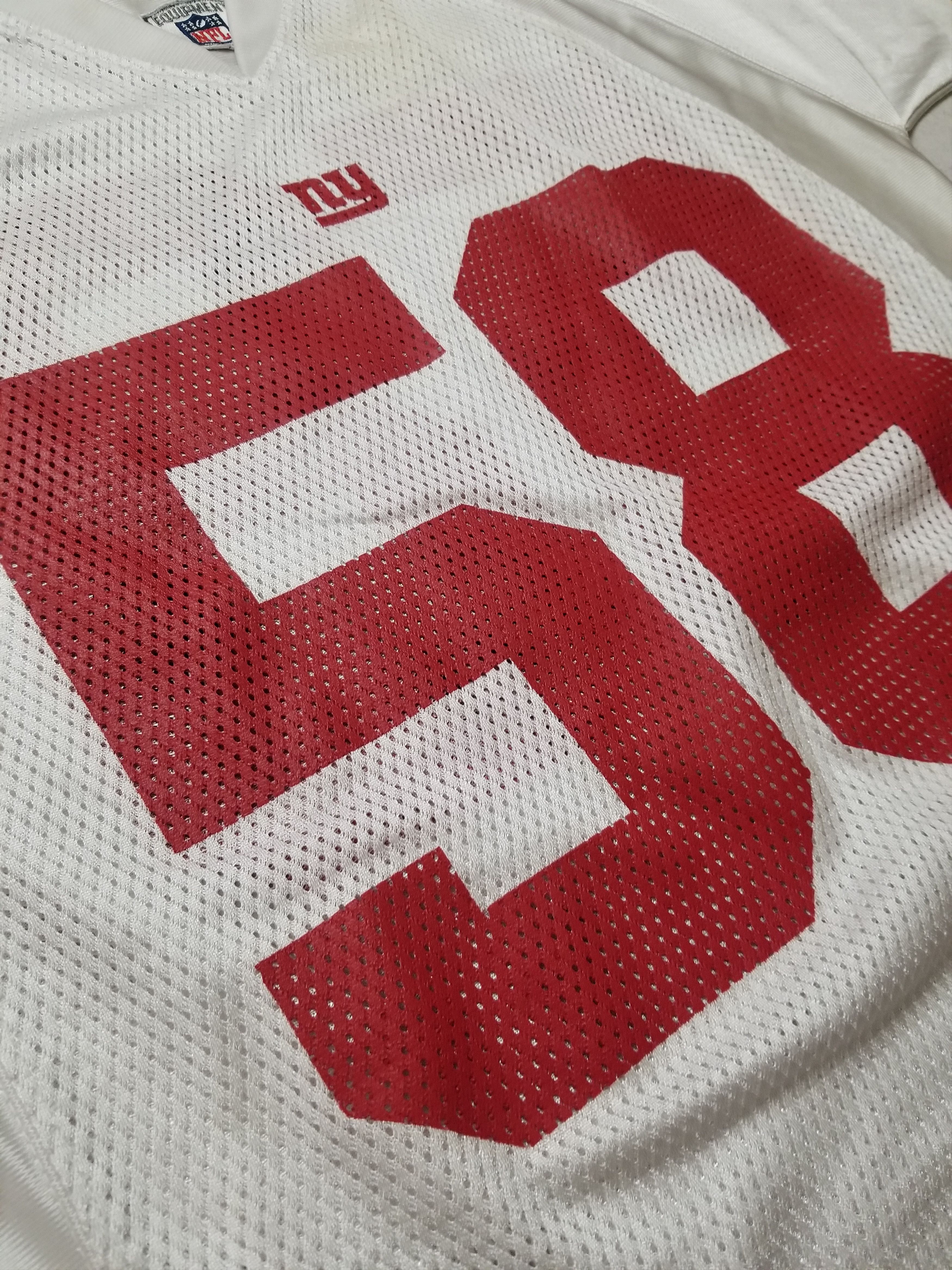 Reebok VTG REEBOK NFL EQUIPMENT NEW YORK GIANTS PIERCE #58 JERSEY Size US S / EU 44-46 / 1 - 19 Thumbnail