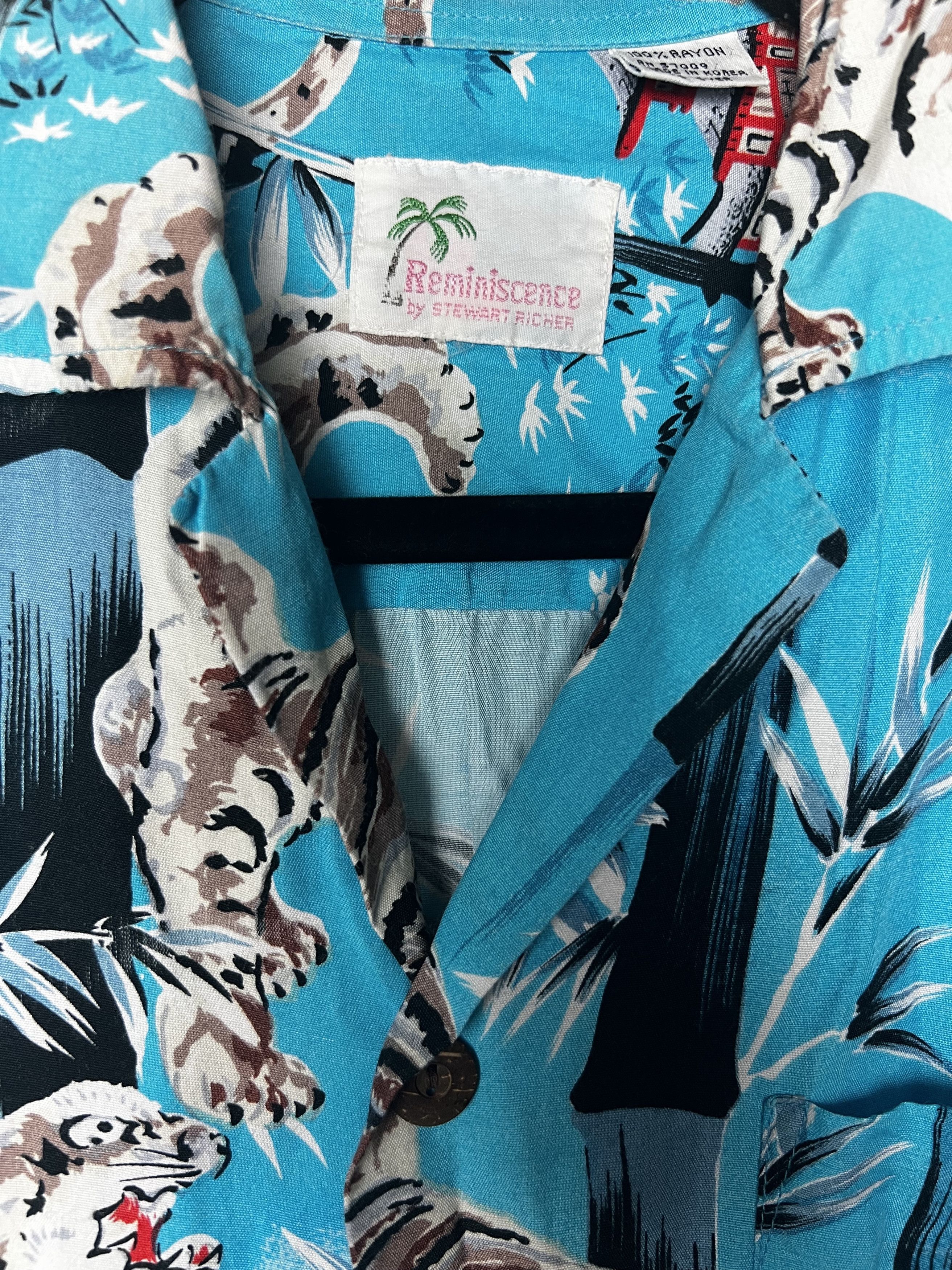 Vintage Vintage Reminiscence by Stewart Richer Hawaiian Style Shirt Size US S / EU 44-46 / 1 - 2 Thumbnail