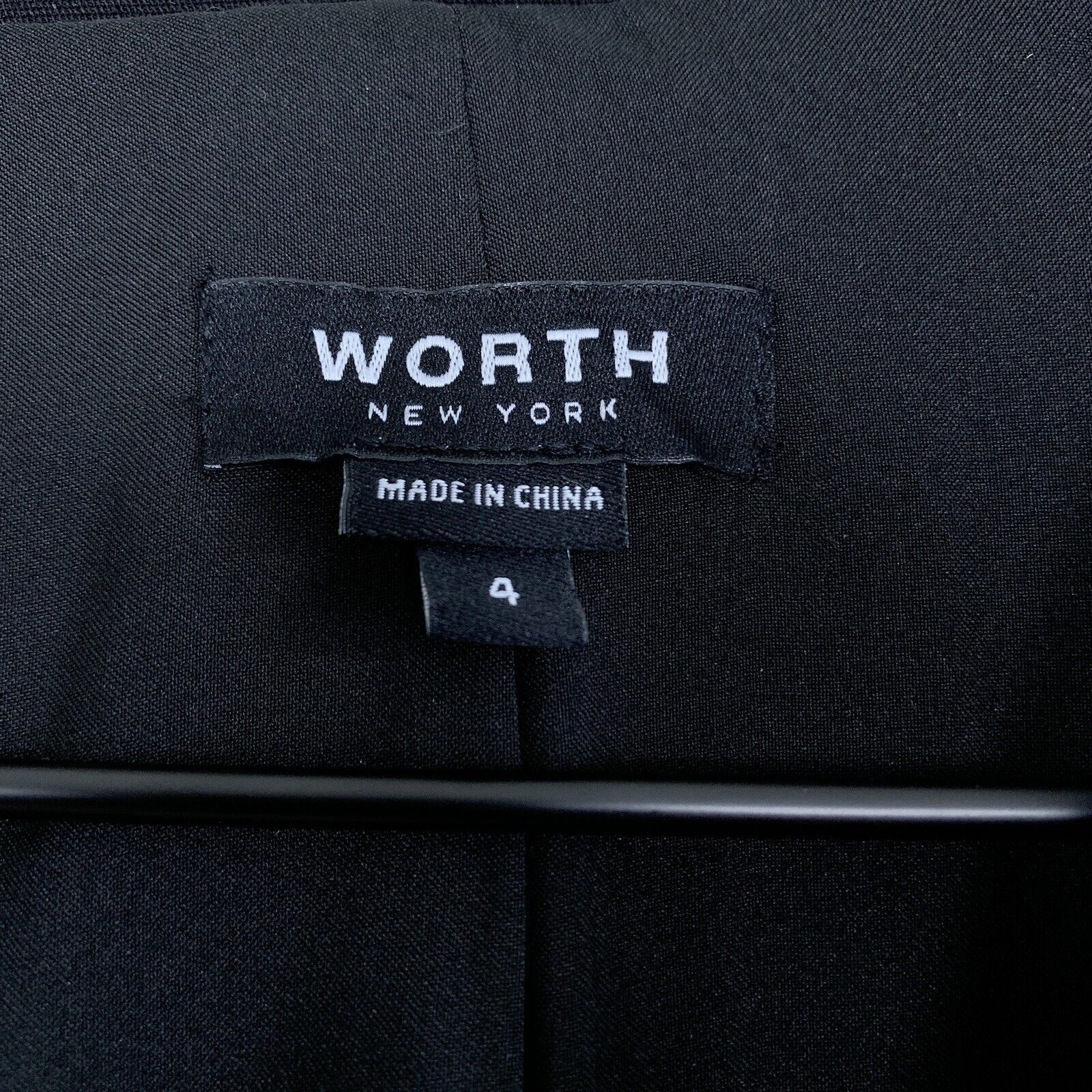 Other Worth Wool Ruffle Blazer Jacket Black Ruffle Hem Cropped 4 Size S / US 4 / IT 40 - 7 Thumbnail