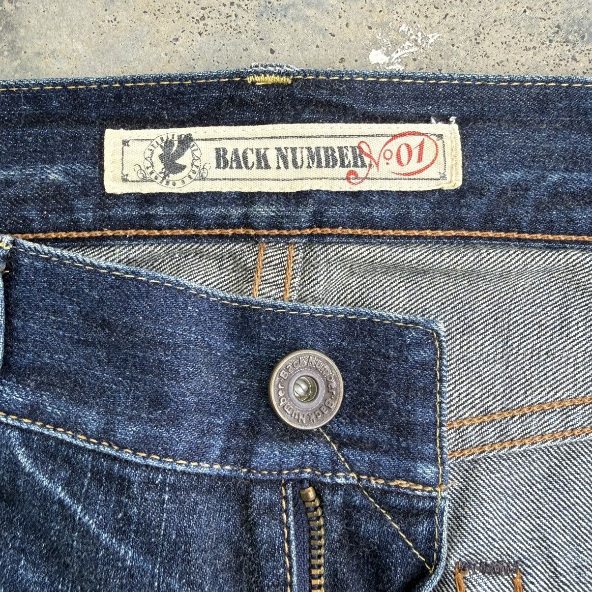 Japanese Brand VINTAGE BACK NUMBER DENIM JEAN PANTS Size US 36 / EU 52 - 7 Thumbnail