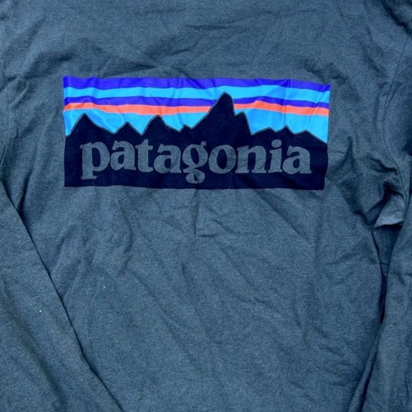Patagonia VINTAGE Patagonia P-6 Back Logo Responsibili-Tee Long Sleeve Shirt M Green Mens Size US M / EU 48-50 / 2 - 6 Thumbnail