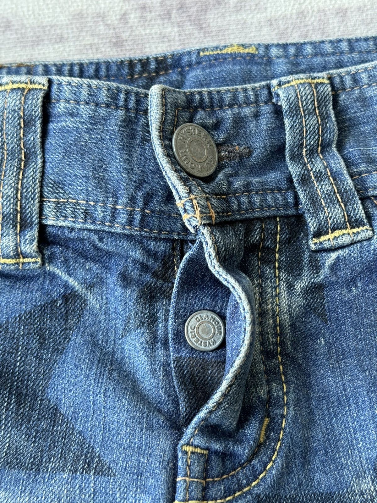 Hysteric Glamour Hysteric Glamour Studded Star Short Denim Size US 35 - 5 Thumbnail