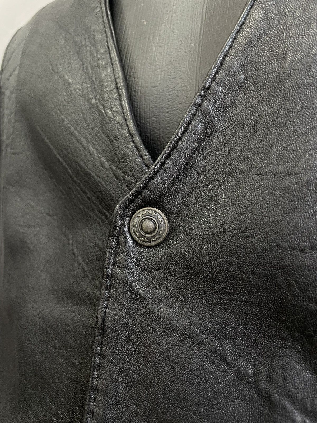 Harley Davidson Harley davidson style leather vest punk gothic y2k Size US L / EU 52-54 / 3 - 5 Thumbnail