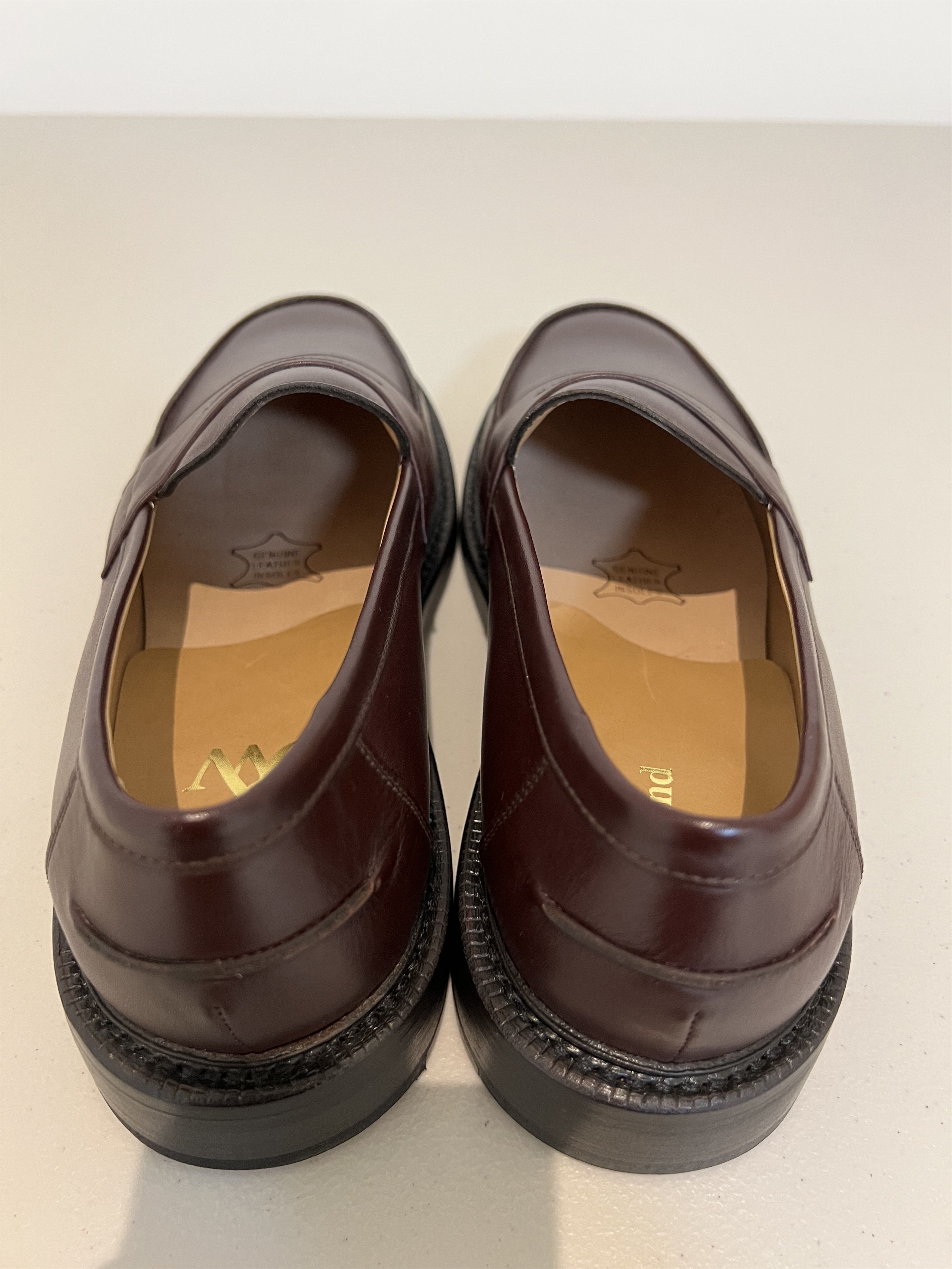Blackstock & Weber × JJJJound 💚 Jjjjound x Blackstock & Weber Ellis Penny Loafer Bordeaux Size US 10.5 / EU 43-44 - 19 Thumbnail
