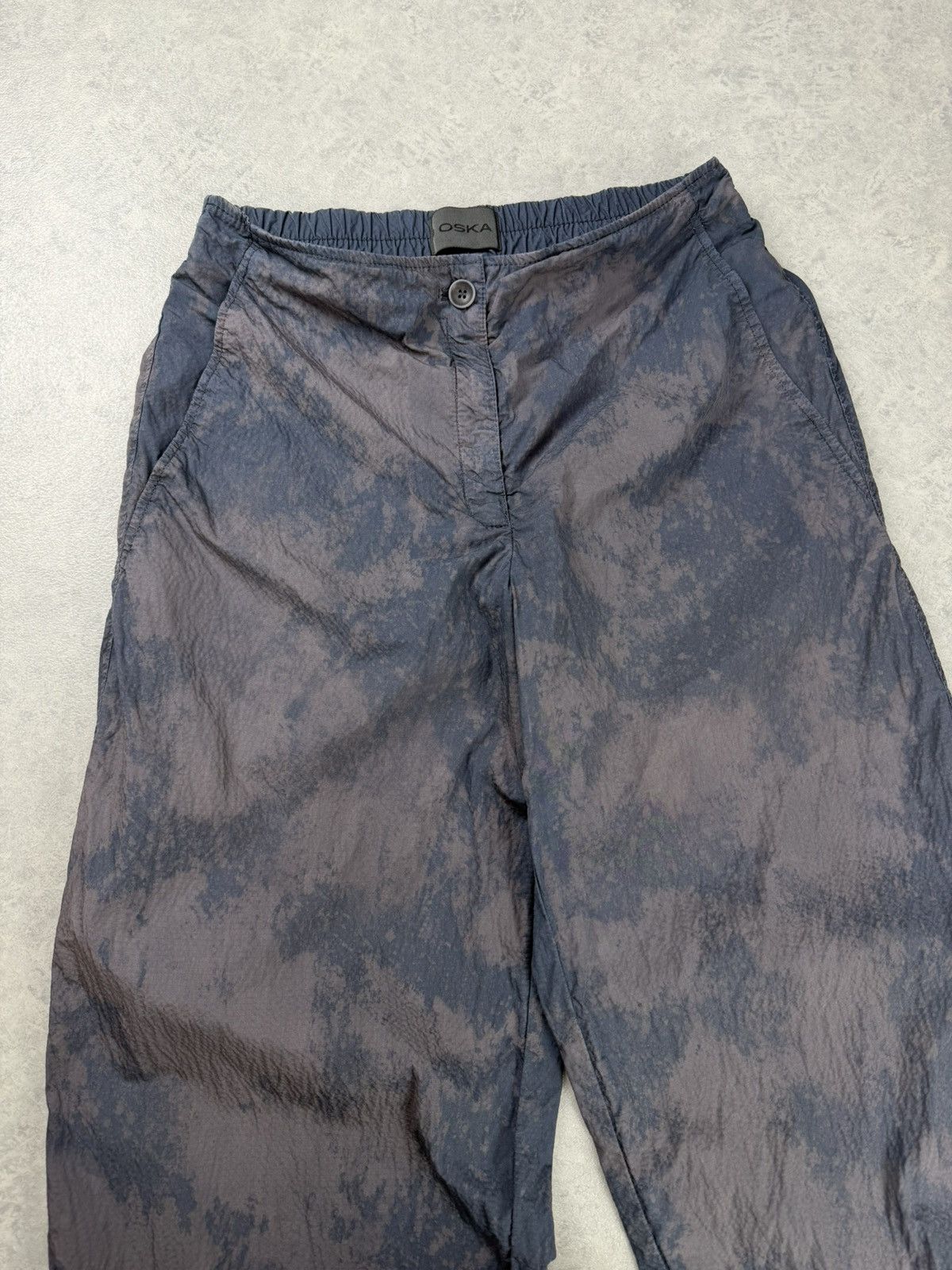 Japanese Brand OSKA Handmade Bleach Dyed Pants Size 1 Size US 30 / EU 46 - 3 Thumbnail