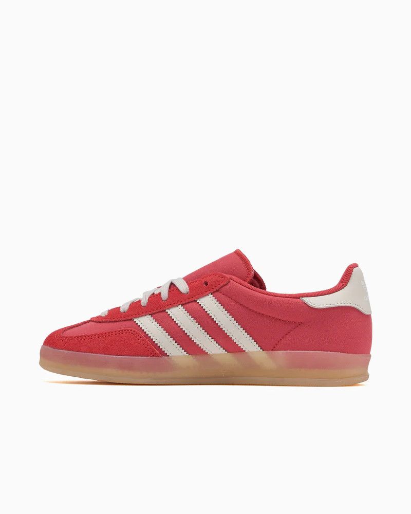 Adidas o1mle0426 Gazelle Indoor Low-Top Sneakers in Red/White Size US 8 / EU 41 - 2 Thumbnail