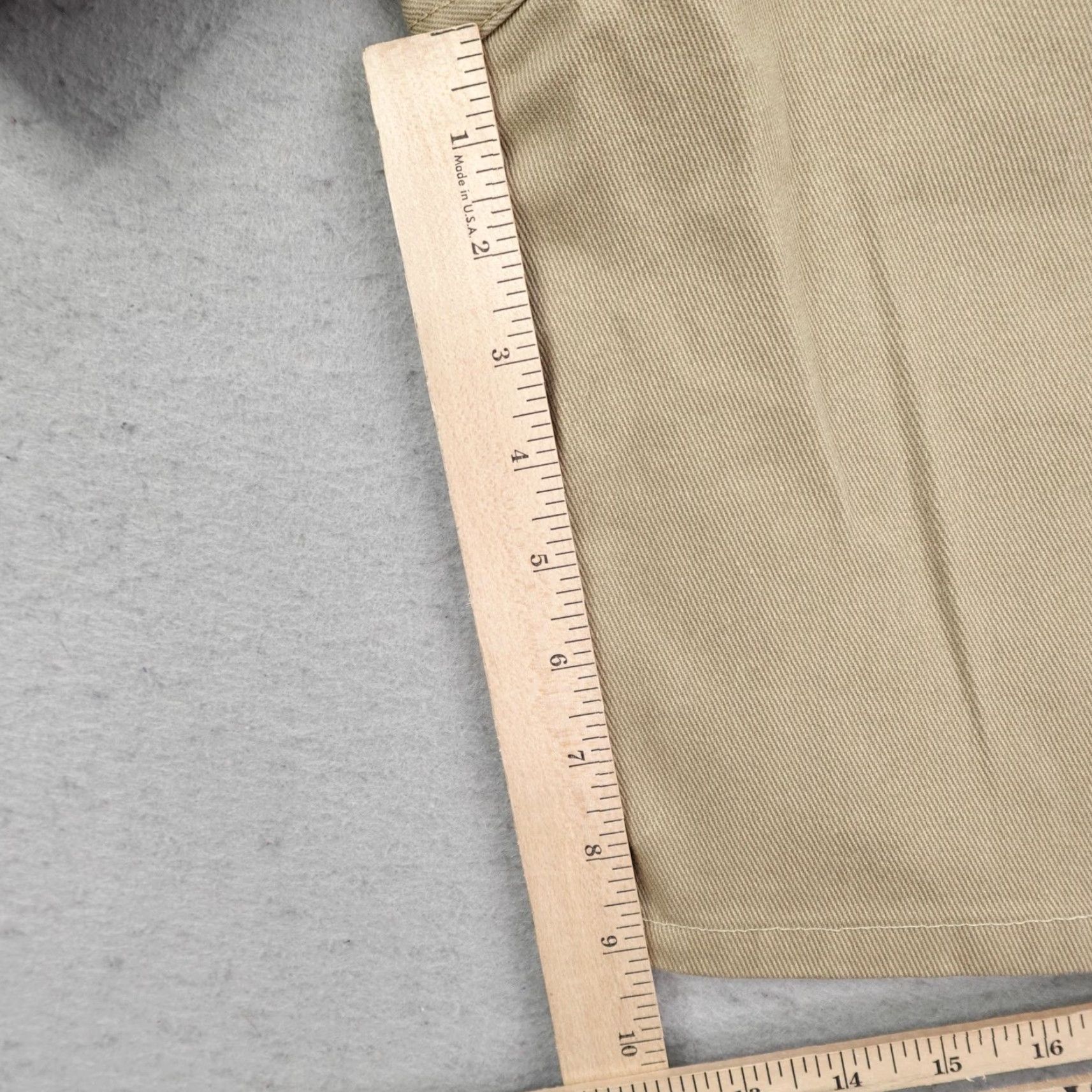 Vintage VINTAGE FB County Shorts Mens 42 Khaki Beige Tan Chino Twill Work Utility Mens 42 Beige Khaki Chino Shorts with Pockets Vintage Size US 42 / EU 58 - 7 Thumbnail