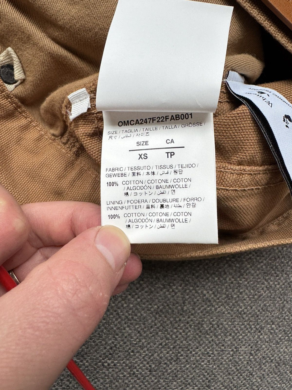 Off-White OFF-WHITE Work Pants Size US 30 / EU 46 - 11 Thumbnail