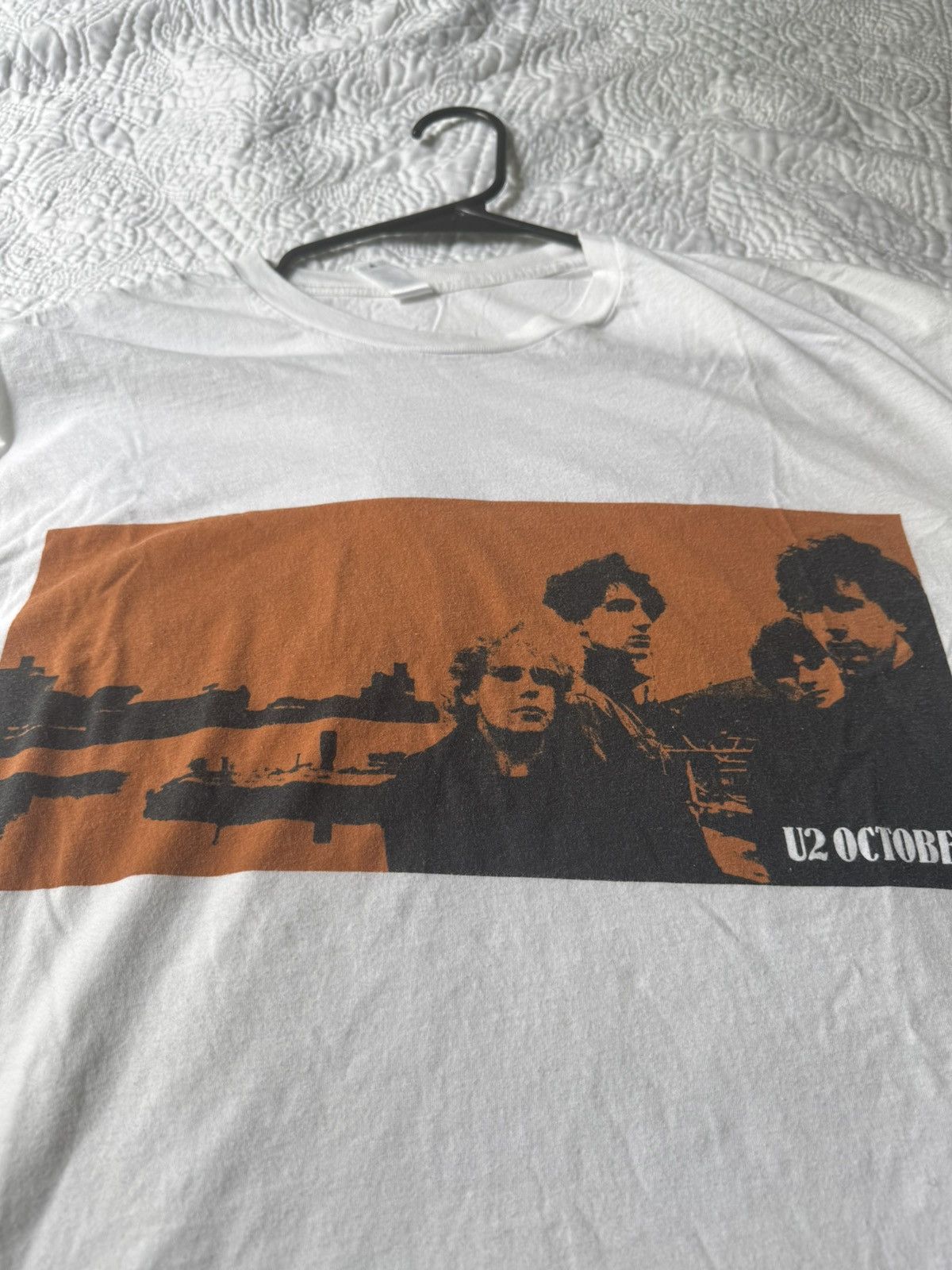 Japanese Brand × Next Level Apparel × Vintage Vintage U2 October band tee Size US XL / EU 56 / 4 - 4 Thumbnail