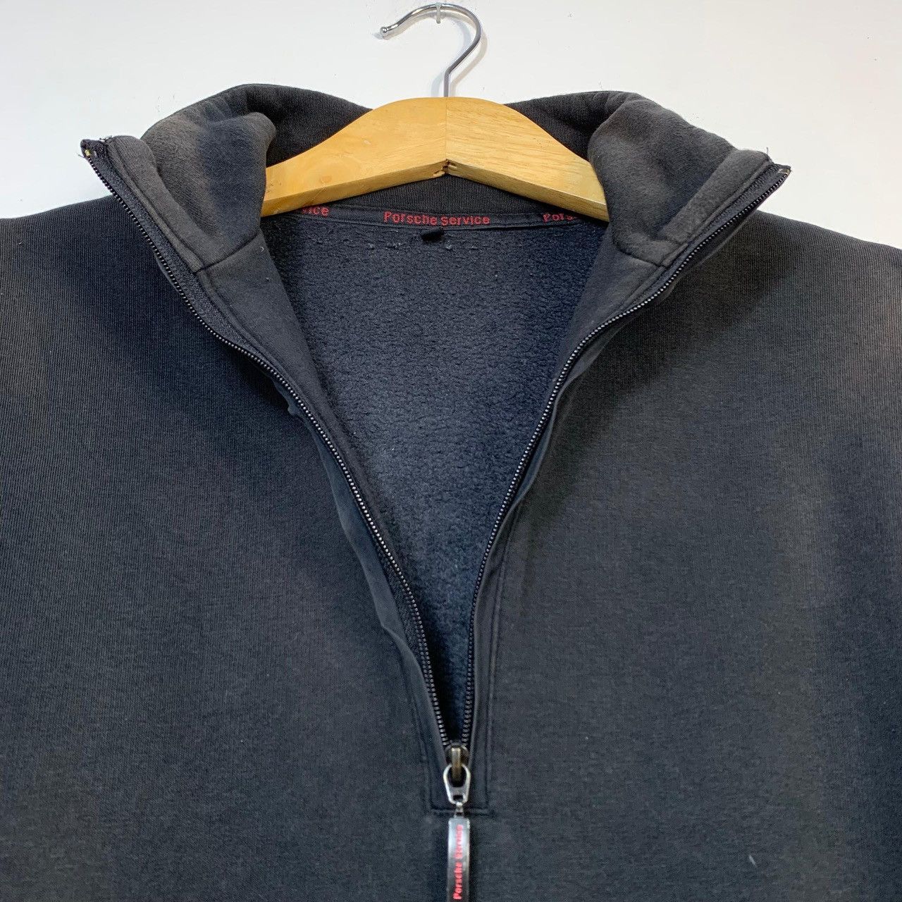 Porsche Design Porsche Service Half Zipper Sweatshirt 90s vintage Size US XL / EU 56 / 4 - 17 Thumbnail