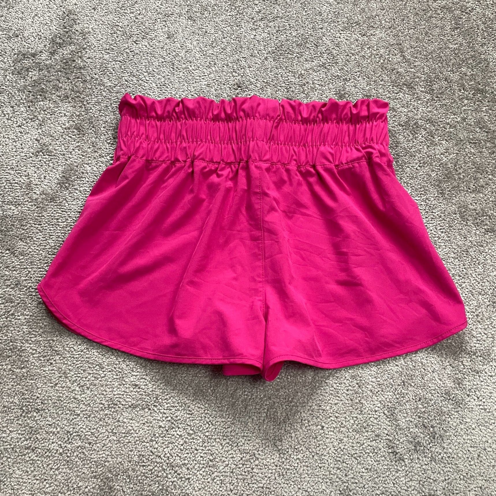 Vintage No Boundaries Active Shorts Juniors L Pink 32x2 Elastic Waist Breathable Lightweight Athletic Running Gym Short Size 32" / US 10 / IT 46 - 2 Thumbnail