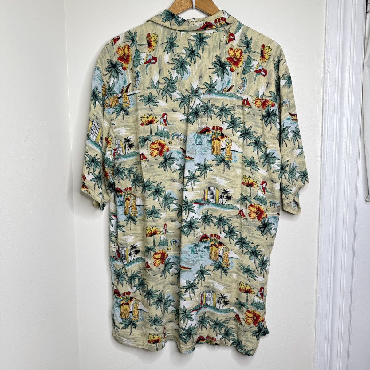 Other Vintage 90s Hawaiian Button Up Shirt Men’s XL Hula Tiki Size US XL / EU 56 / 4 - 6 Thumbnail