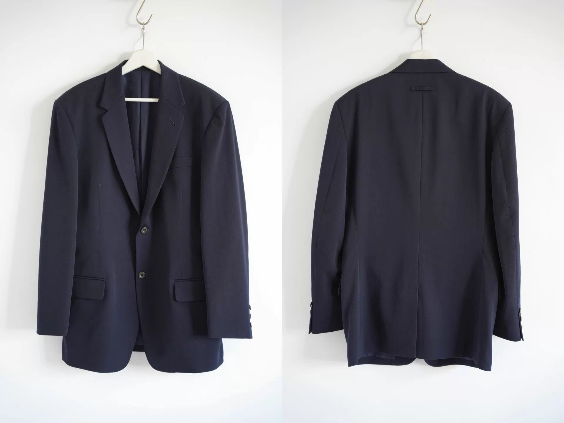 Jean Paul Gaultier Jean Paul Gaultier Homme Navy Wool Suit w/ Cord Size 50R - 2 Thumbnail