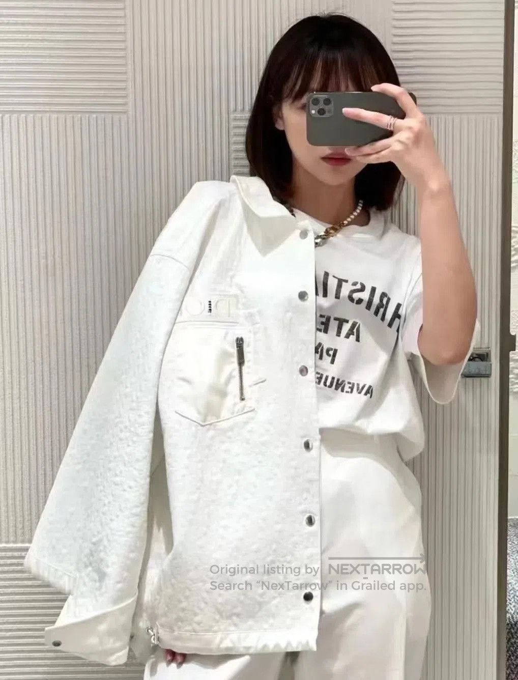 Sacai DIOR x Sacai White Long. Size US S / EU 44-46 / 1 - 4 Thumbnail