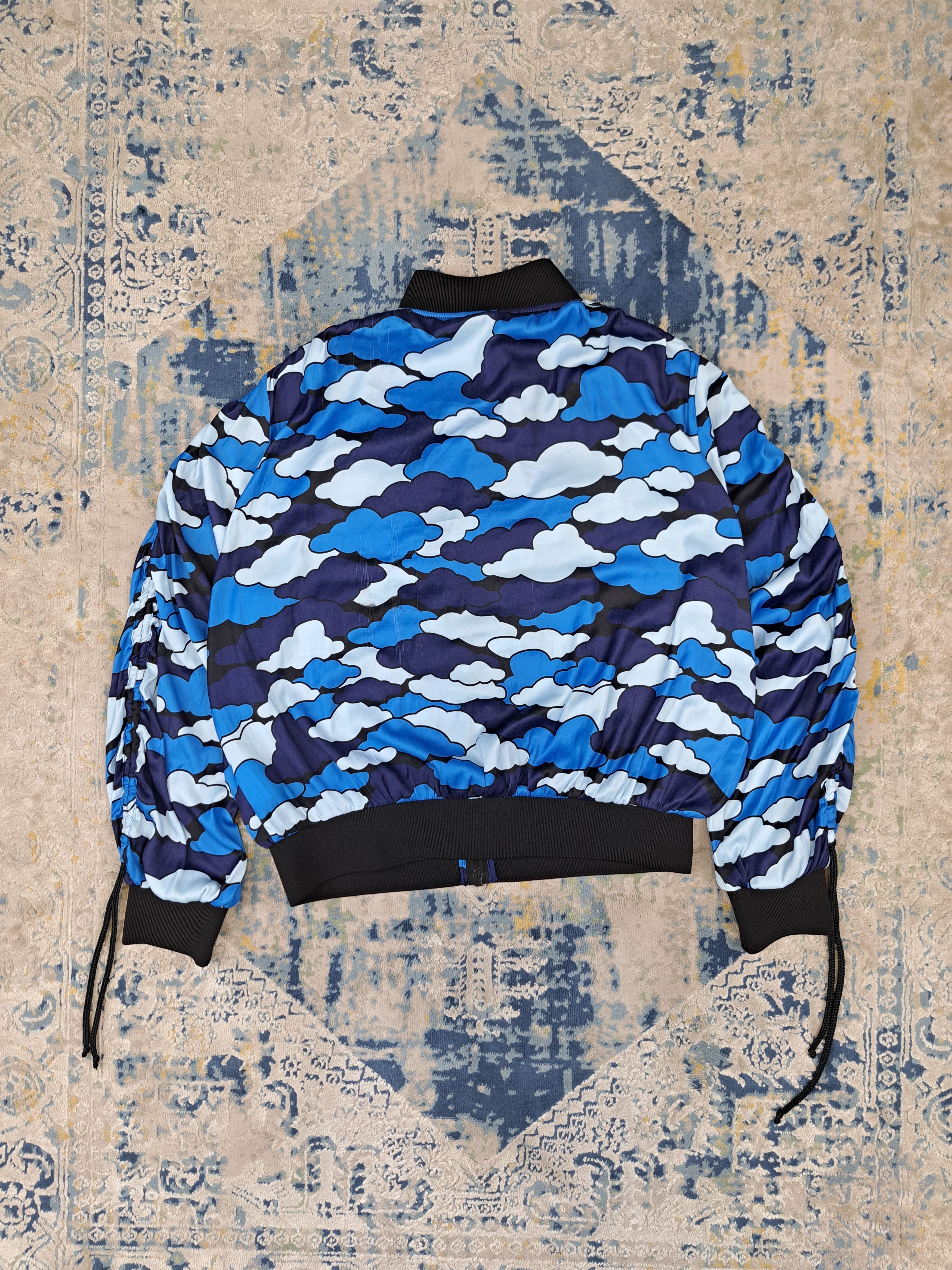 Moschino Love Moschino Fullprint Cloud Camo Bomber Jacket Size M / US 6-8 / IT 42-44 - 6 Thumbnail
