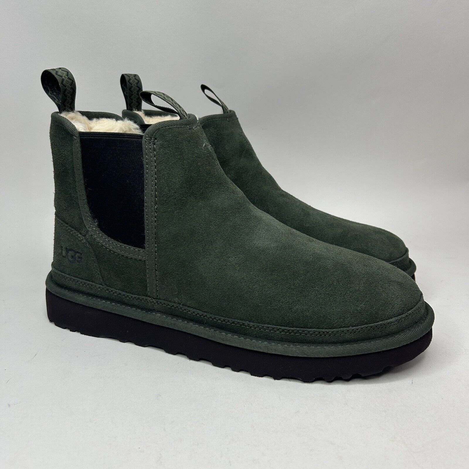 UGG Neumel Chelsea Suede Ankle Boots “Forest Night Green”