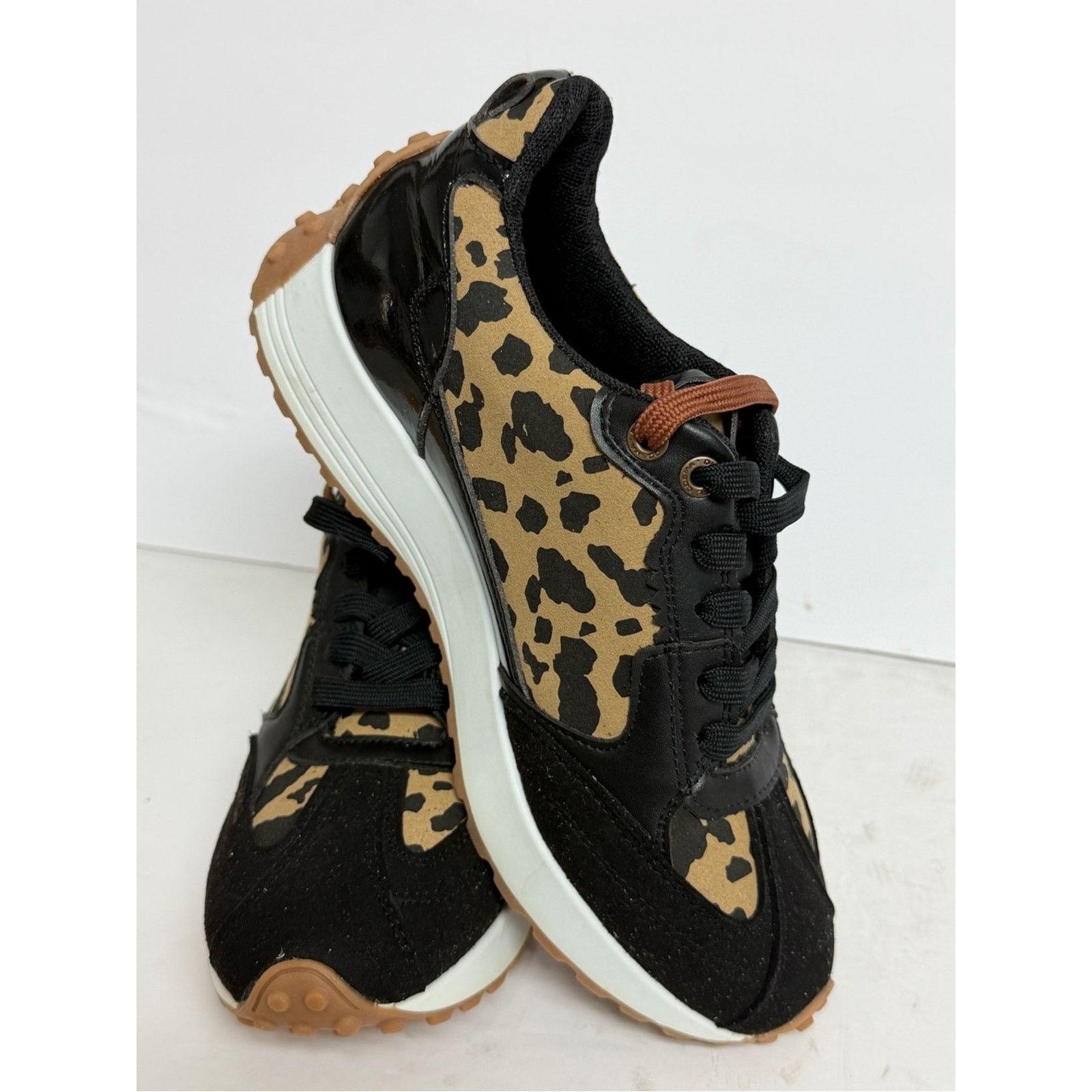 Other Duca del Cosma Women's Aviva Golf Shoes 7.5 Black Cheetah Size US 7.5 / IT 37.5 - 2 Thumbnail