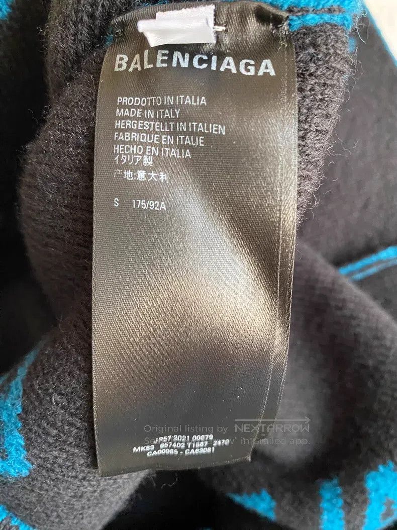 Balenciaga Balenciaga High-neck sweater Size US S / EU 44-46 / 1 - 5 Thumbnail