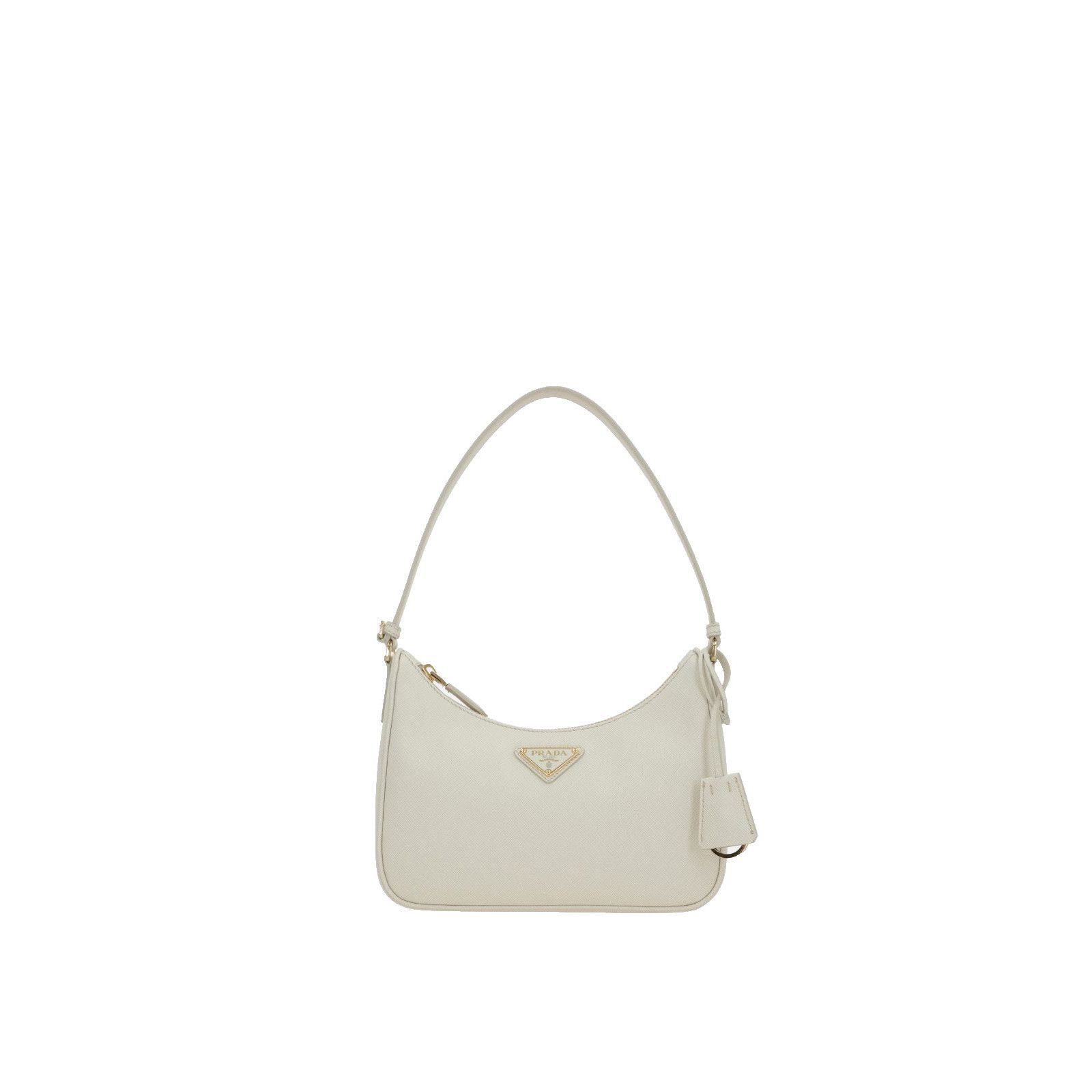 Prada PRADA $2150 Re-Edition 2005 Chalk White Leather Mini shoulde Size ONE SIZE - 1 Thumbnail
