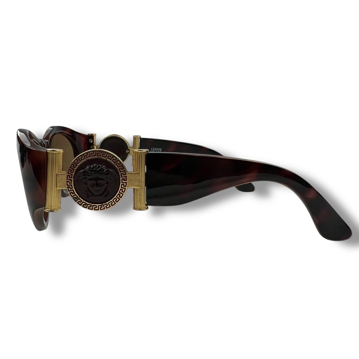 Versace Versace MOD 617/B Tortoise Shell Sunglasses Size ONE SIZE - 3 Thumbnail