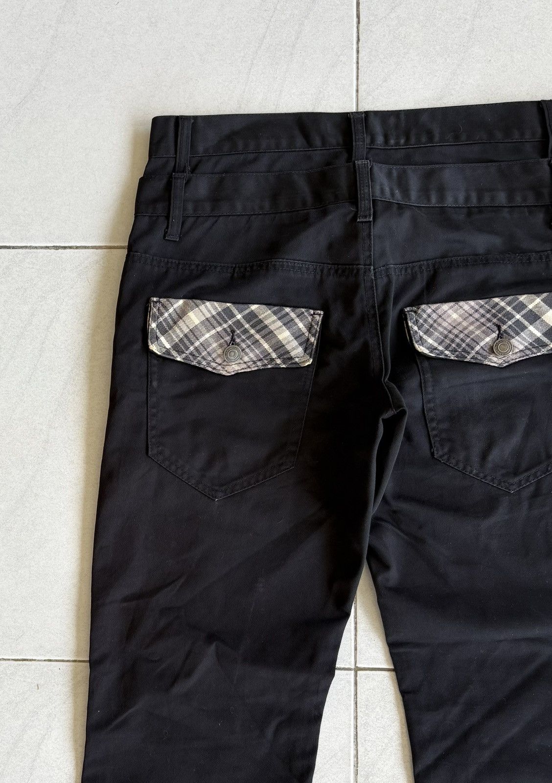 Japanese Brand Japanese High Quality Streetwear Double Waist Denim Size US 31 - 13 Thumbnail