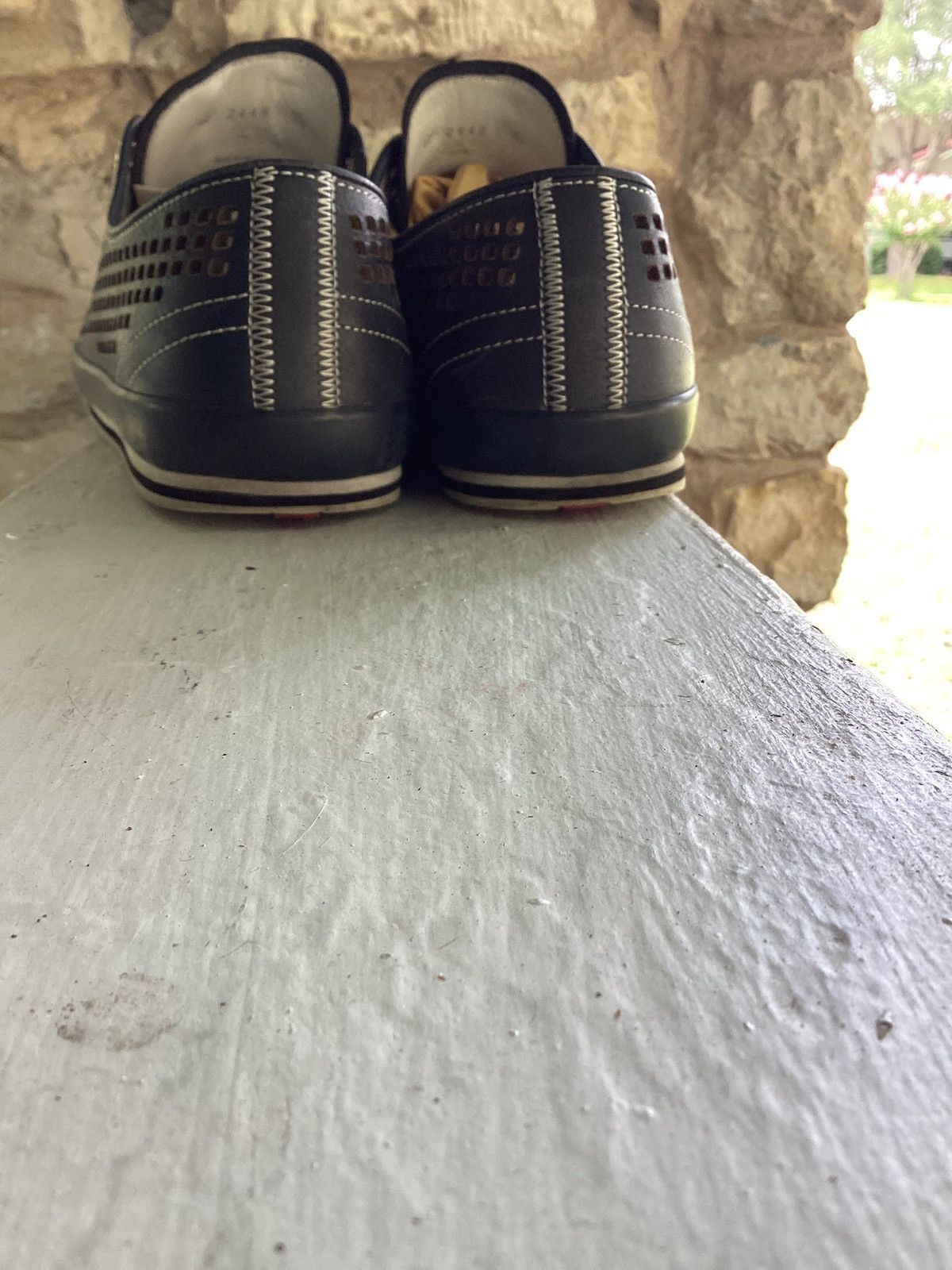Prada Prada perforated leather sneakers Size US 9.5 / EU 42-43 - 4 Thumbnail
